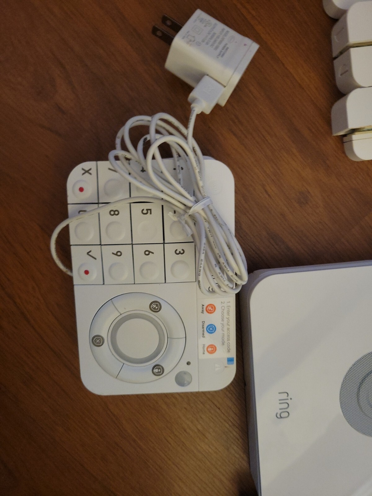 Ring Wireless Indoor 10 Pc Alarm Security System Set 1st Generation 10 Batteries