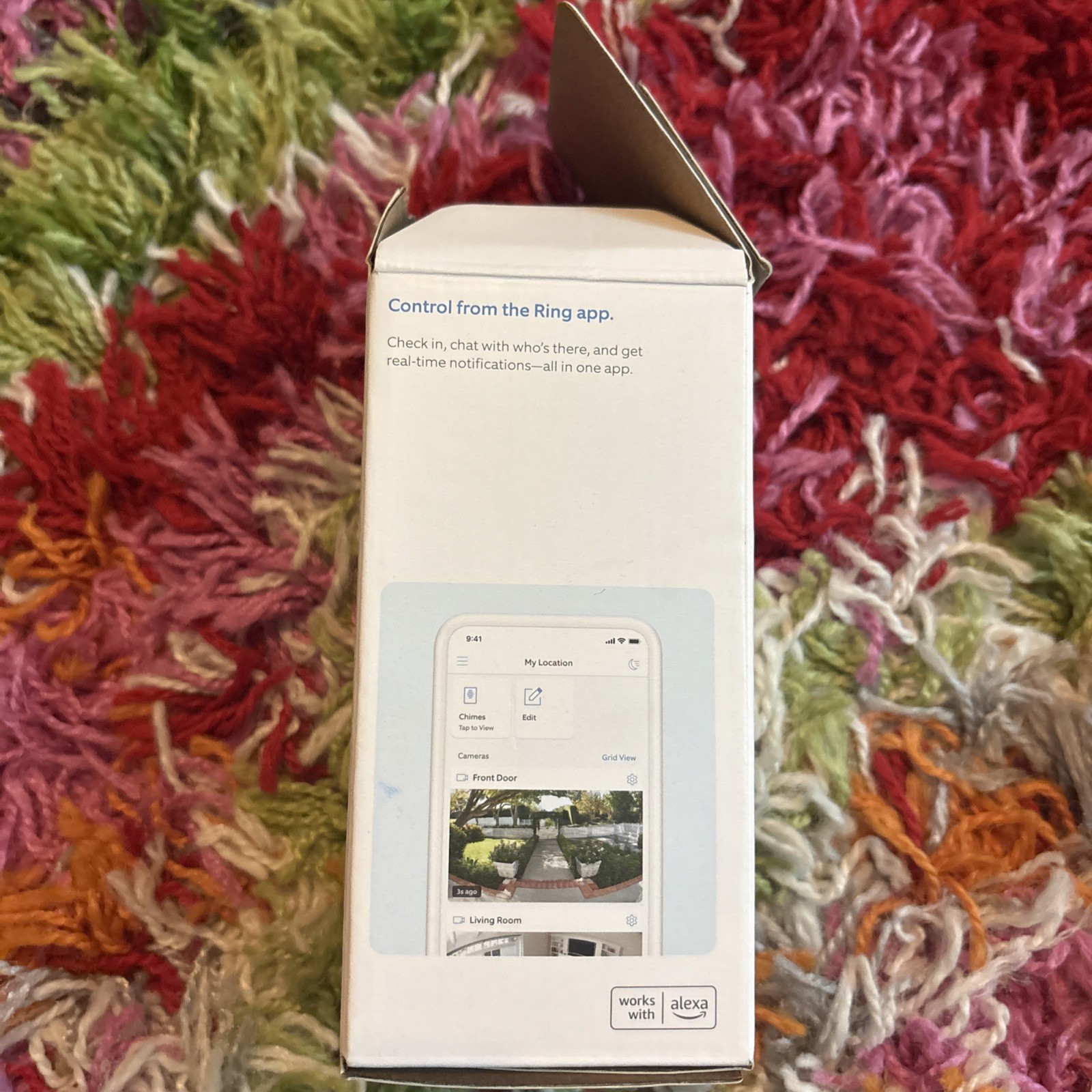 Ring Battery Doorbell Smart Wifi Video Doorbell with Two-way Talk Satin Nickel