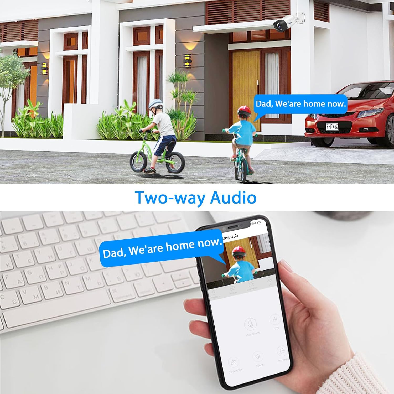 5MP Wireless Security Camera System with 12″ LCD Monitor, 3TB HDD, 10CH 8MP NVR,