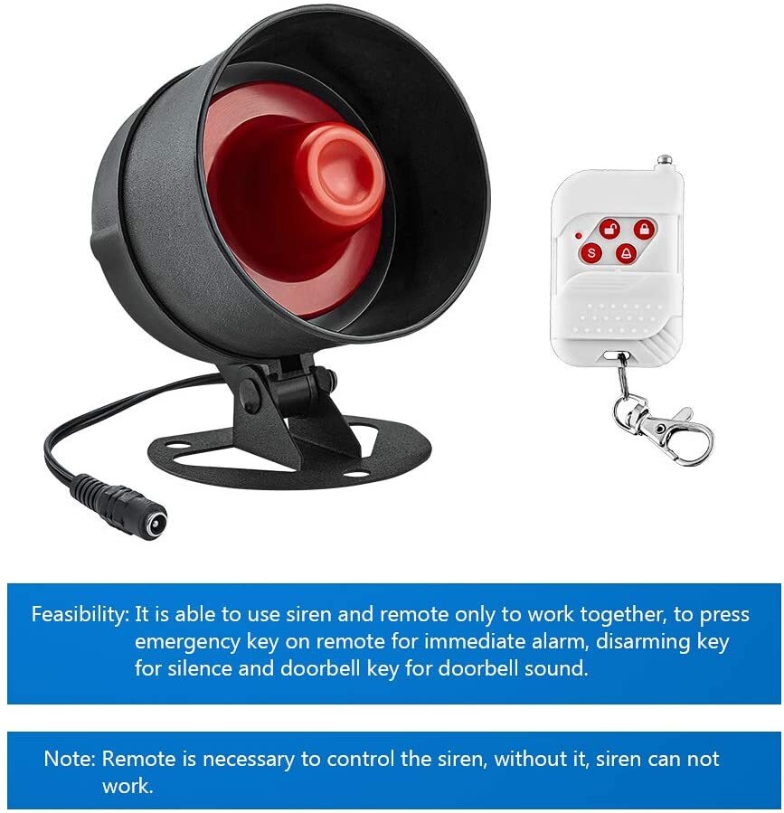 KERUI Wireless Home Shop Alarm Security System Alert Garage Burglar Door Sensor