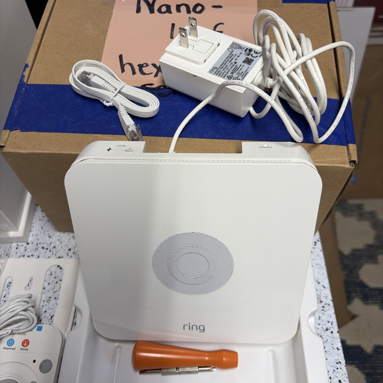 Ring Alarm Wireless Security Kit (missing contact sensor) 2019 1st Gen