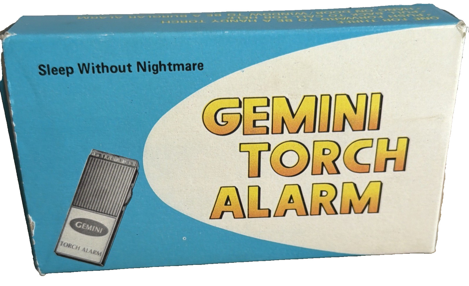 Vintage Gemini Portable Security Burglar Alarm; Personal Alarm; & Security Light