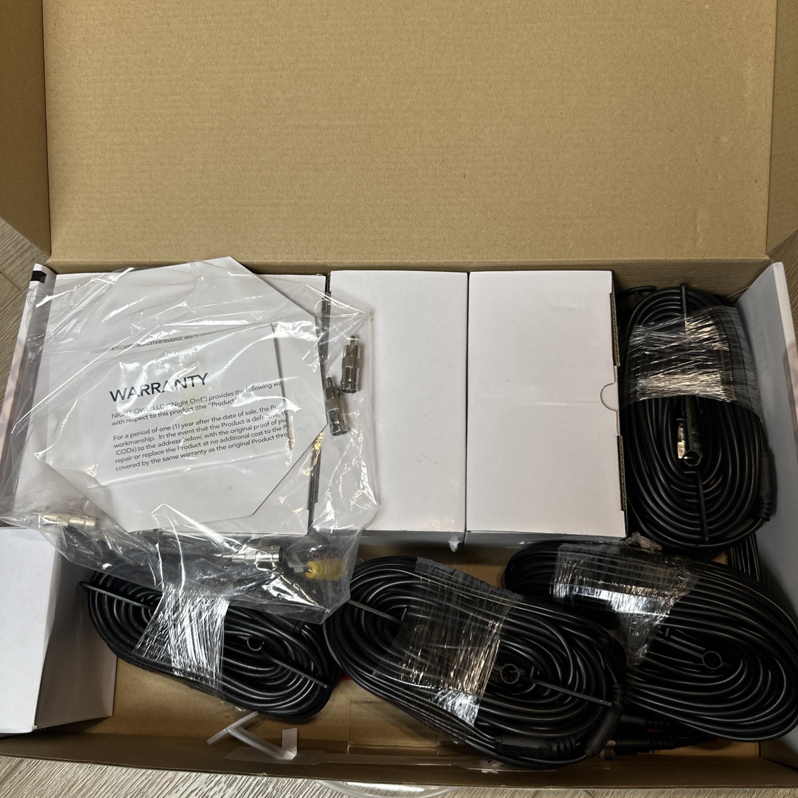 Night Owl 960H Video Security 500GB DVR System 8 Channel 4 Cameras New Open Box