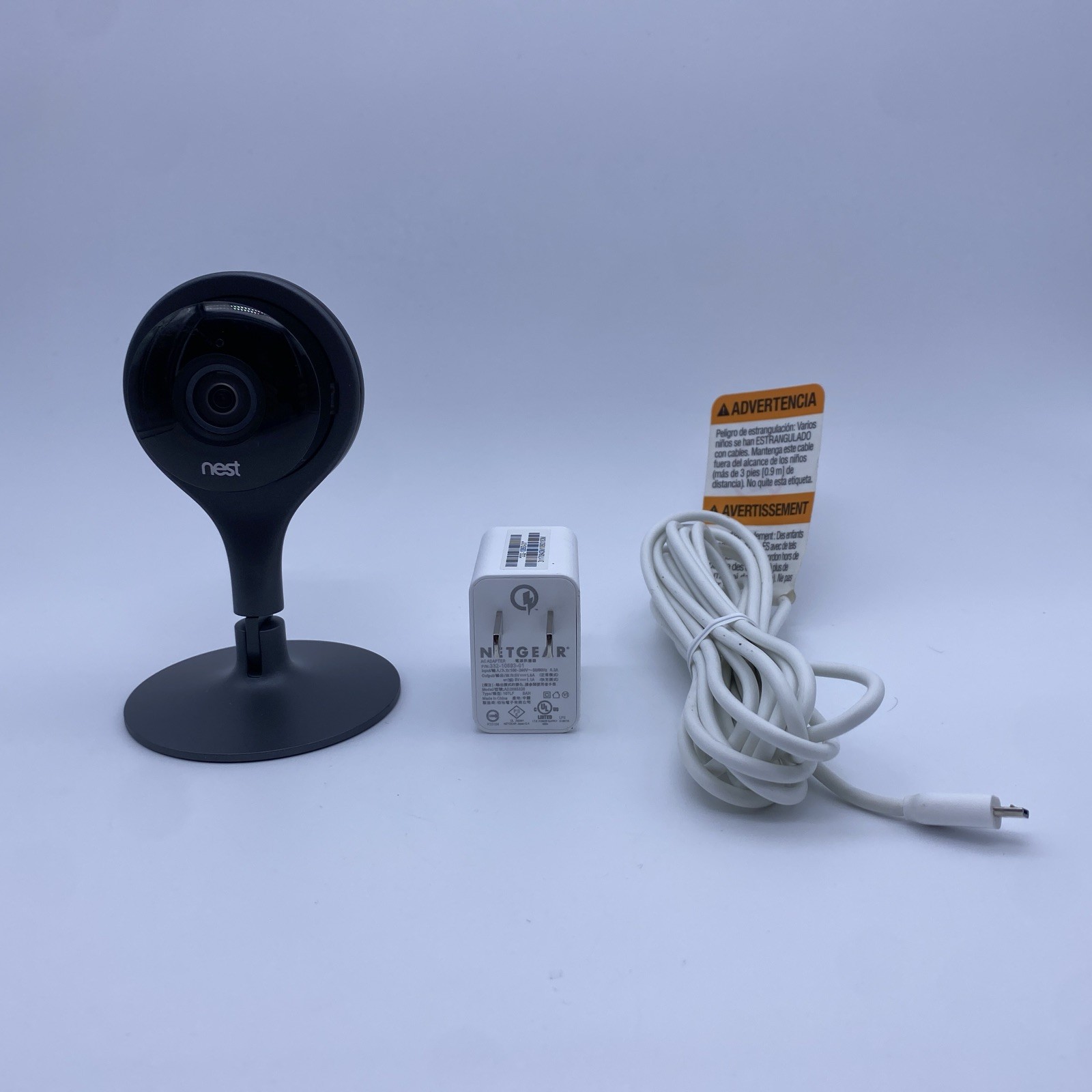 Google Nest Cam Indoor Security Camera A0005 (1st Gen), Free Shipping