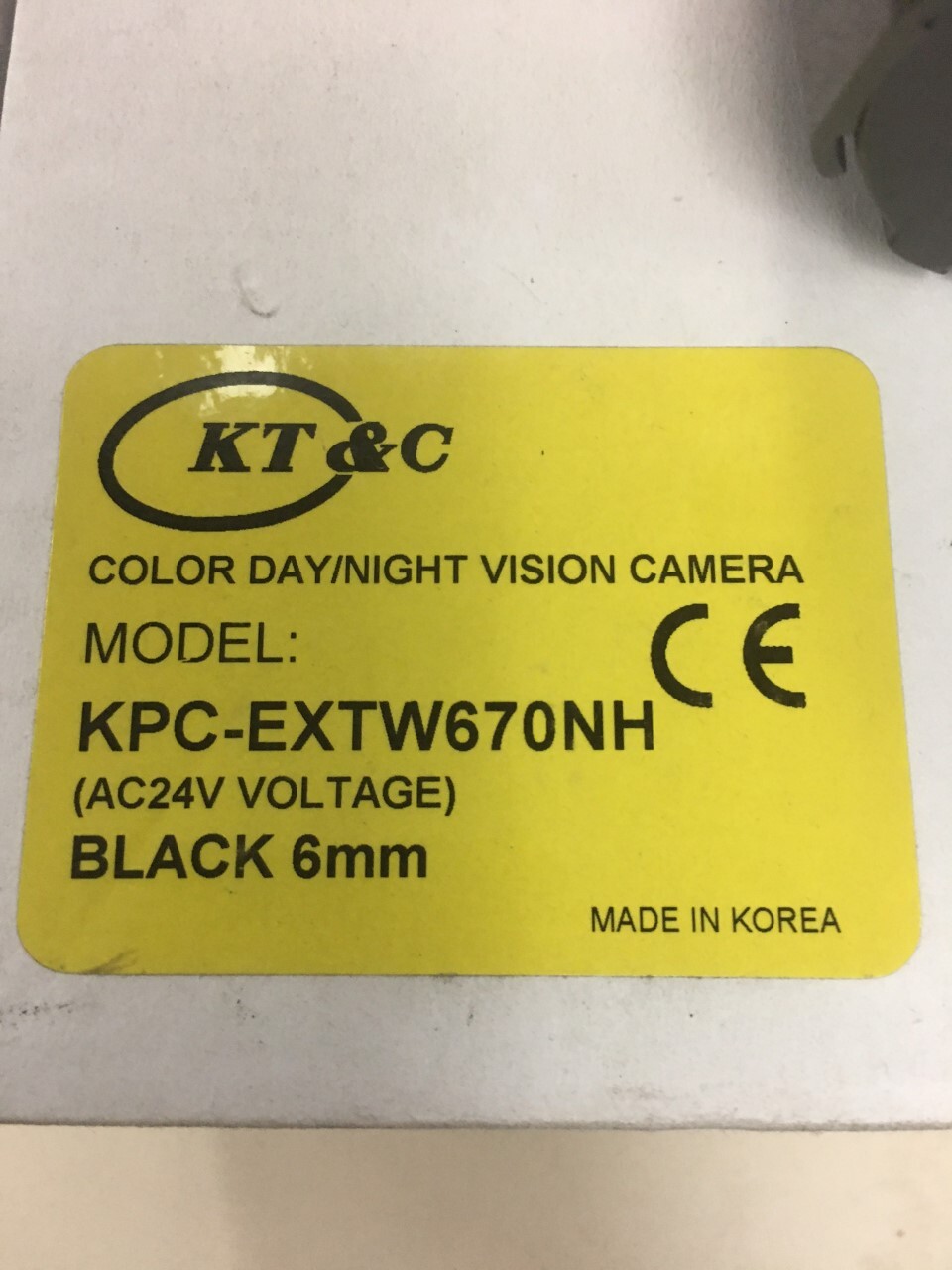 KT&C KPC-EXTW670NHAC6 Color Day/Night Vision Camera