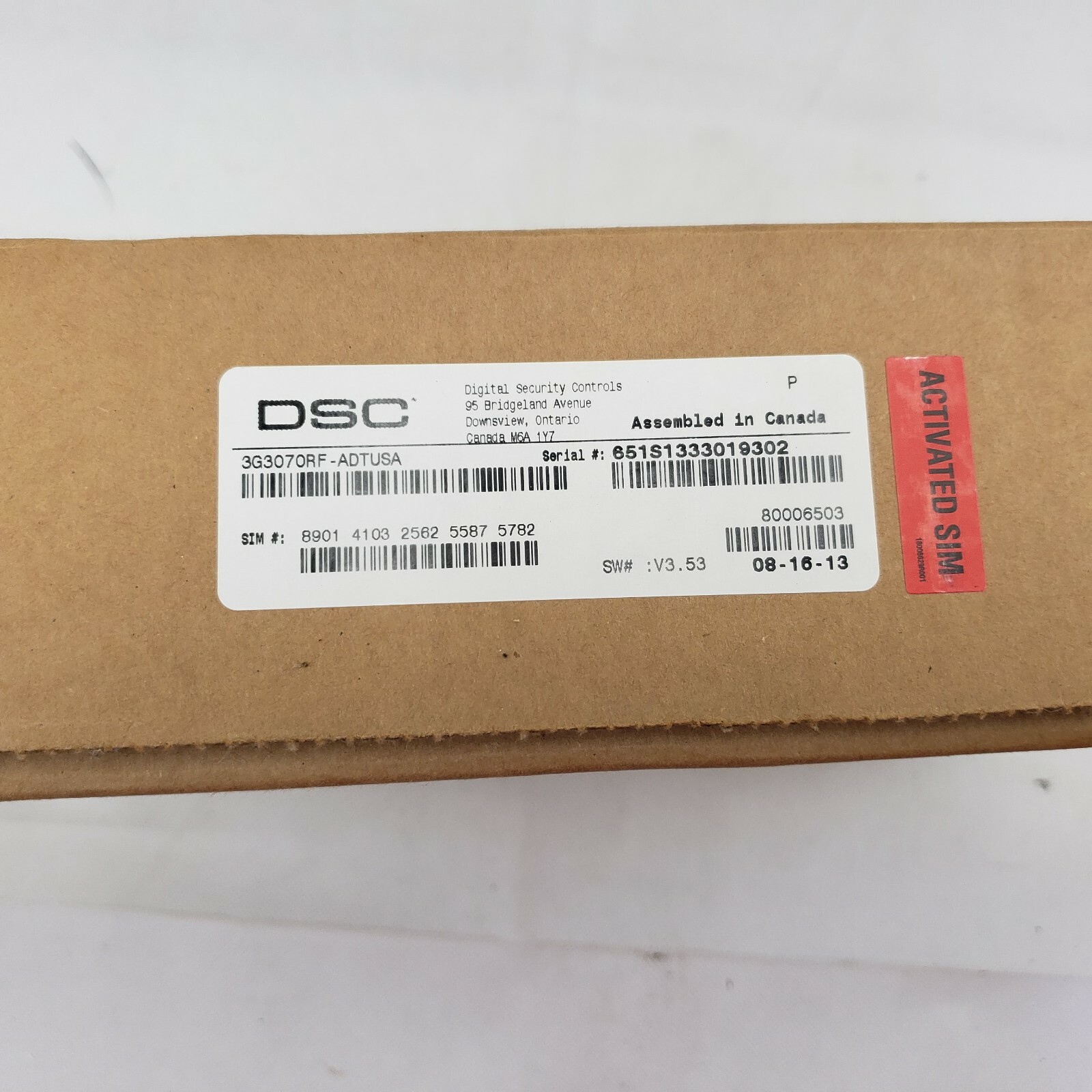 New DSC 3G3070-RF ADTUSA 3G Wireless Universal Alarm Communicator V3.53