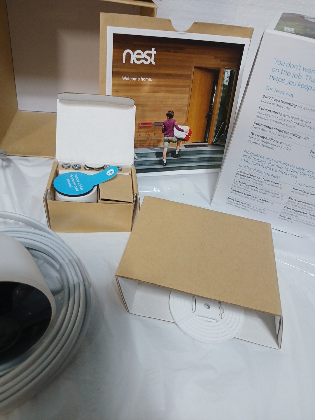 NEST Cam Outdoor Security Camera Model NC2100ES (Not Google Cam)