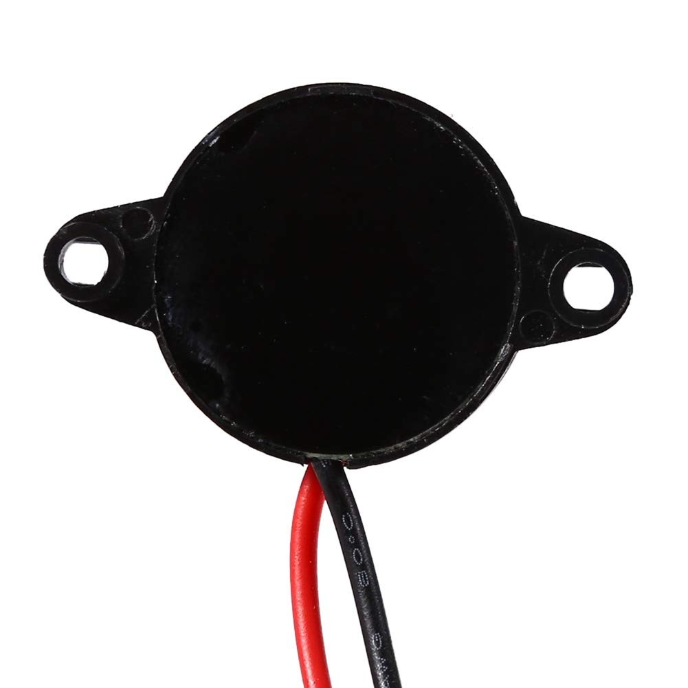 DC 3-24V Buzzer, 12V Piezo Electronic Alarm Buzzer Continuous Sound Beep, Cab…