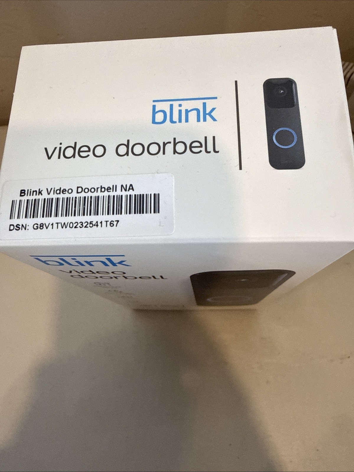 Blink Smart Video Doorbell?BLK Wired or Wireless Wi-fi Day Night Two Way Audio