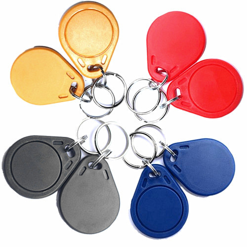100pcs Thin 26 Bit Proximity Key Fobs Prox Keyfobs Work With 1386 1326 H10301