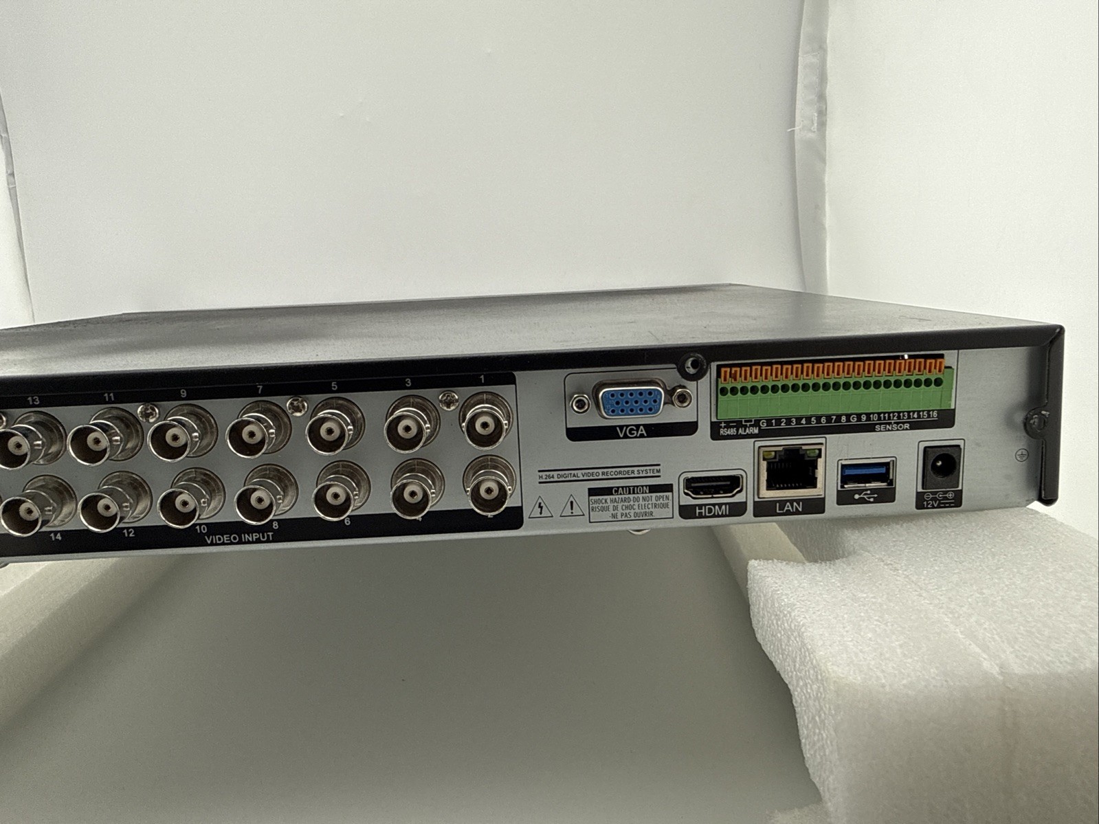 TVST PVT-4M16 16CH 4MP Hybrid DVR CCTV Recorder HDMI Tested No HDD