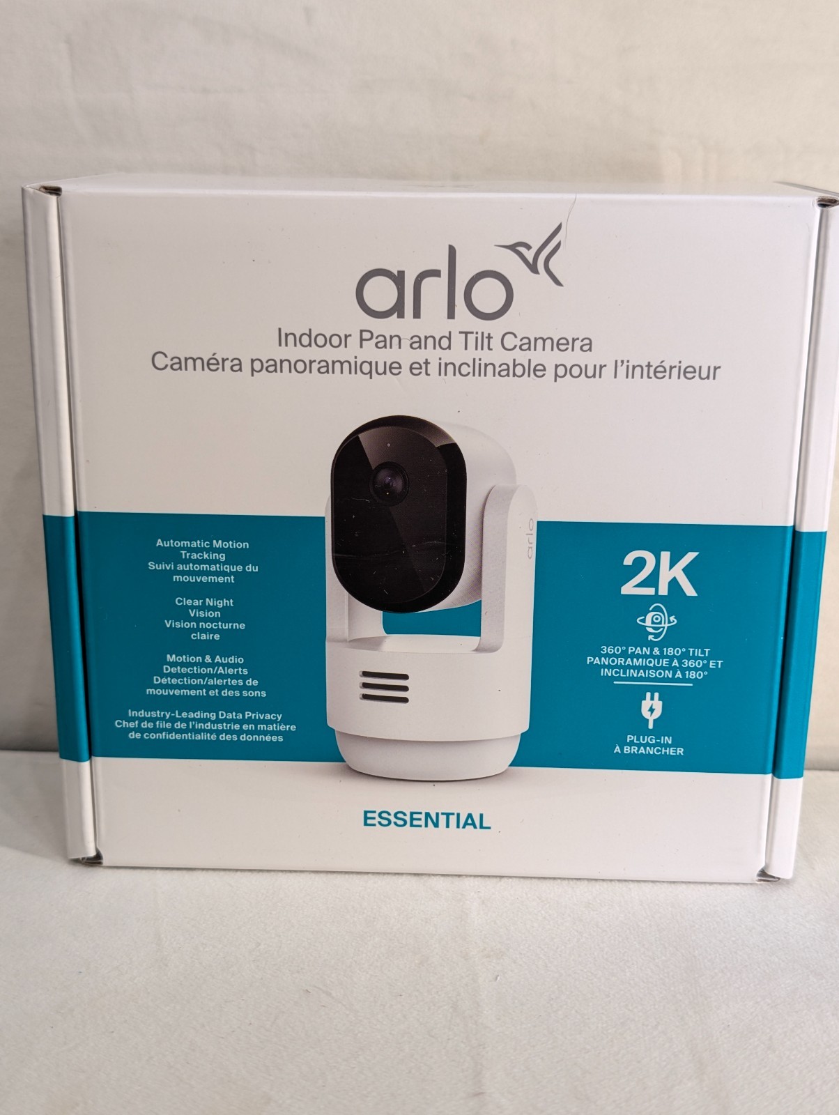 Pick Your Arlo Essential 2K Security Camera Indoor Outdoor Pan Tilt New