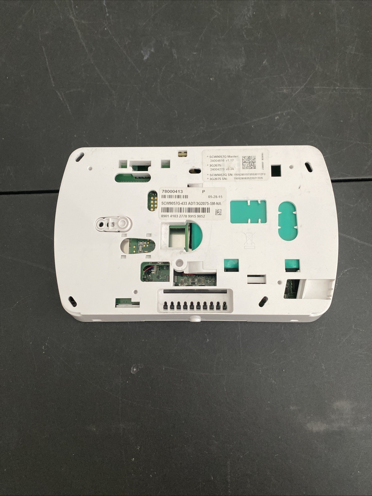 ADT SCW9057G Master Wall Transformer and Control Panel AC Power Security System