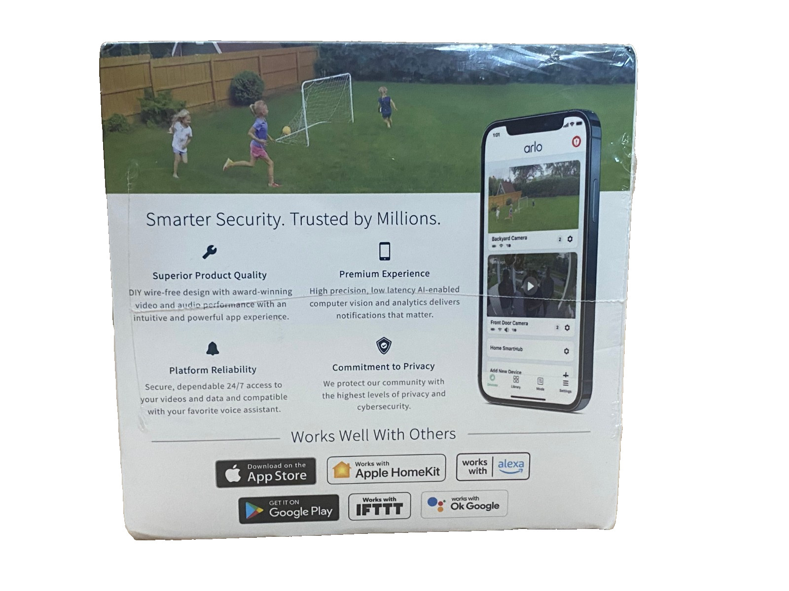 Arlo Pro 4 XL Spotlight 3-Camera Smart Wireless Indoor/Outdoor Security Bundle