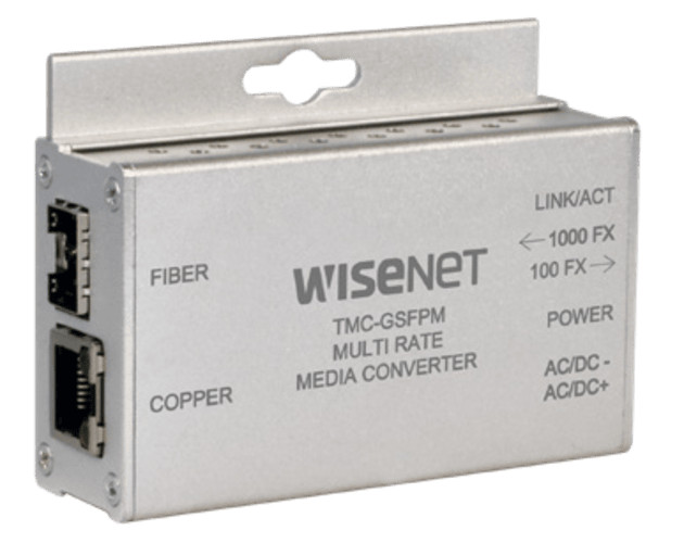 Hanwha Techwin Mini 1000M Multi-Rate Media Converter