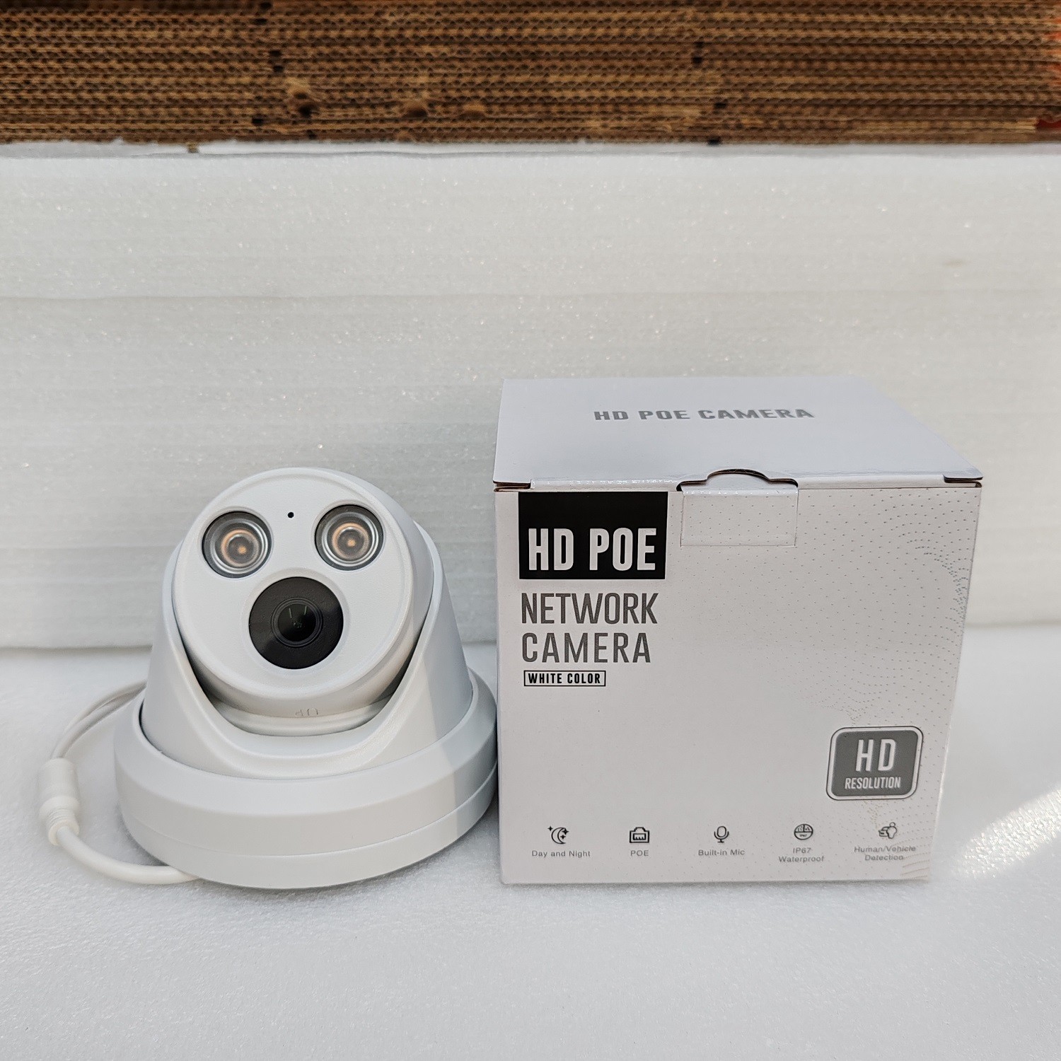 Vikylin 16CH CCTV System Full Color 4MP IP Camera Audio Outdoor 4k 16POE NVR Lot