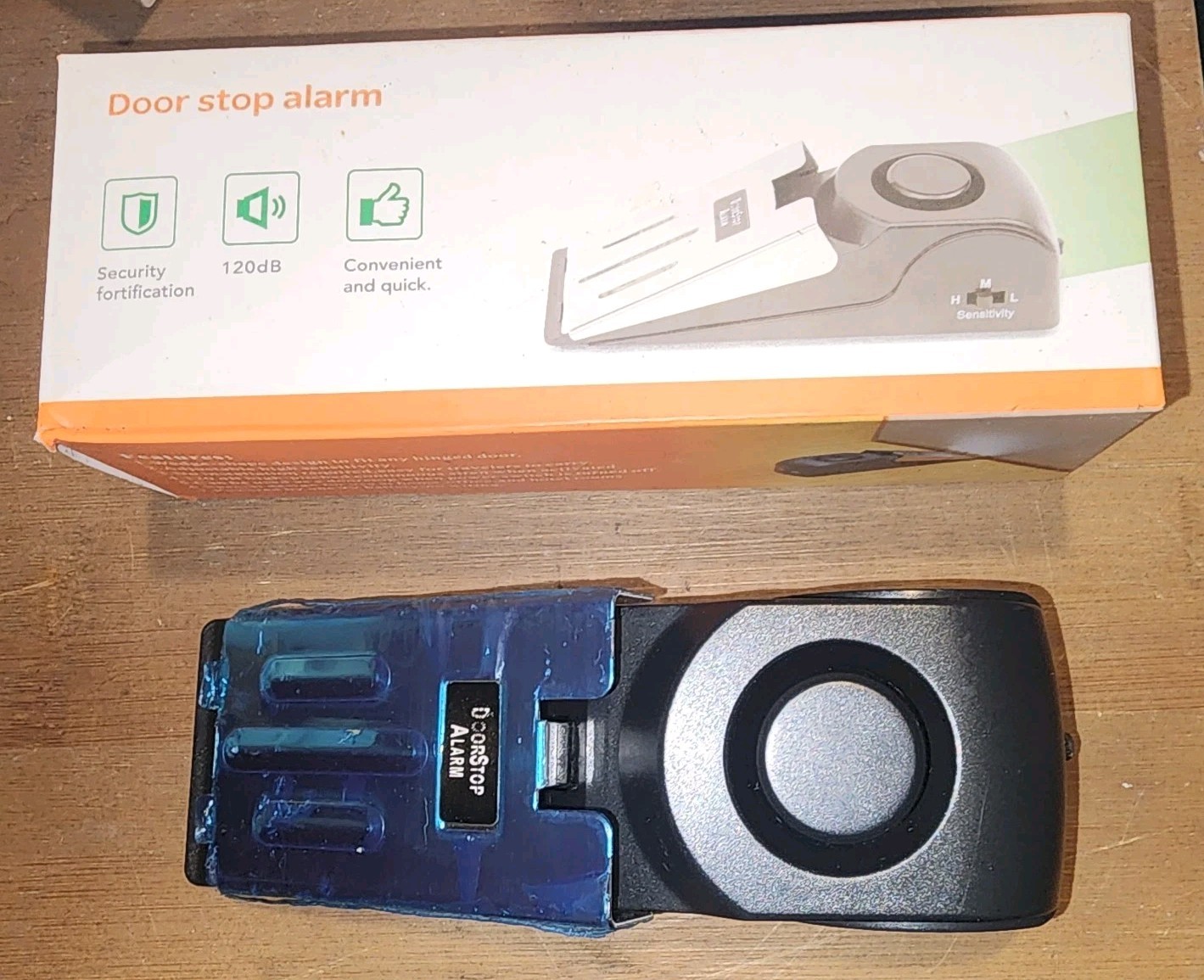 Door Stop Alarm, Door Stopper Security for Home Travel Apartment with 120DB