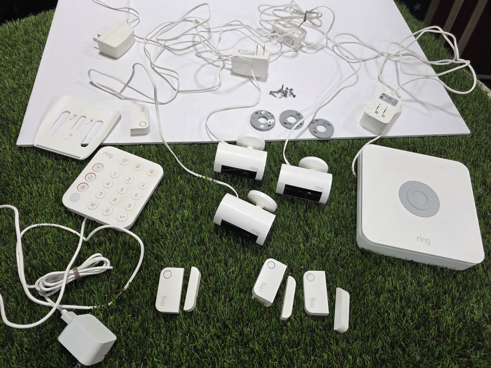 Ring Alarm Security System kit w/Cameras, Contact Sensors & Keypad Sat257
