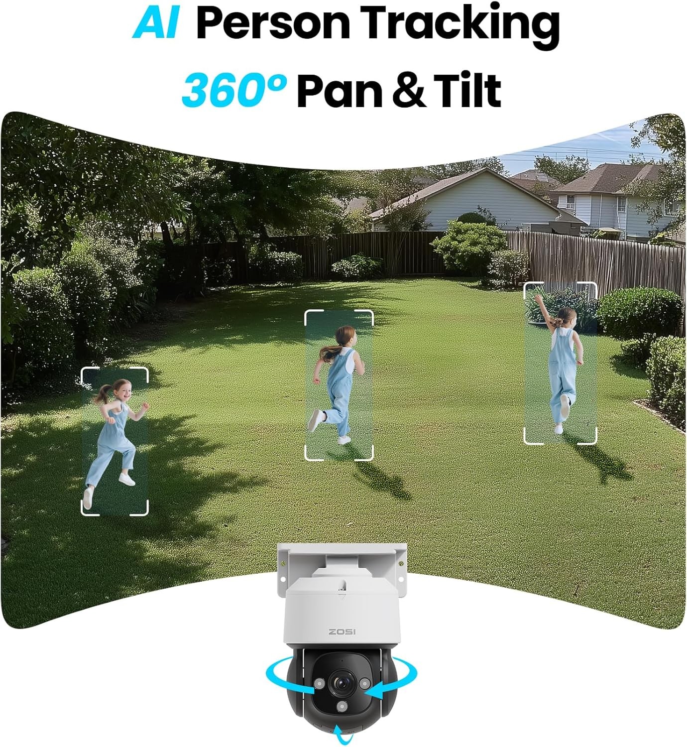 ZOSI C290 4K 8MP 8CH POE Security Camera System Human Vehicle Face Detect 2TBHDD
