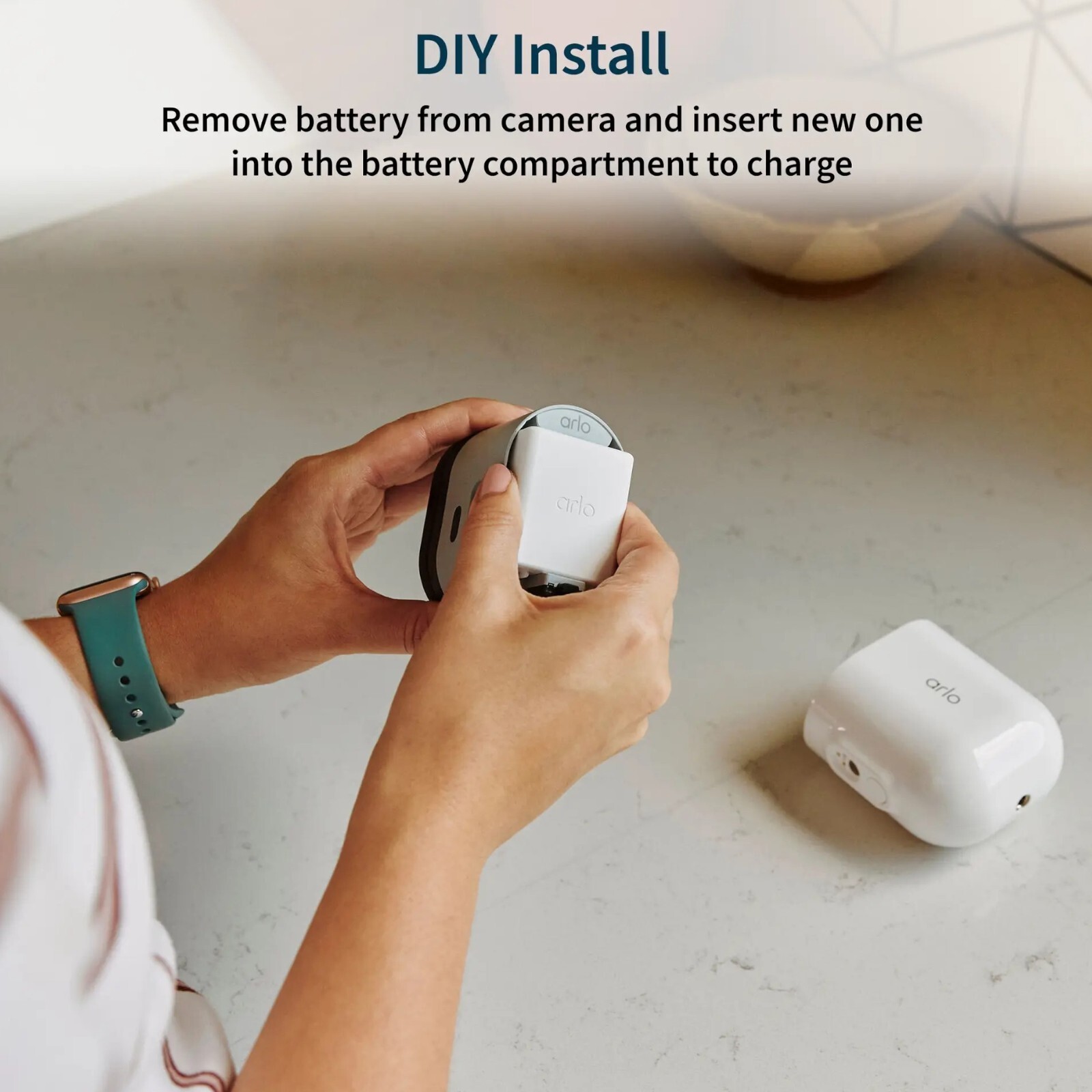 Arlo Ultra 2 4K 3 Camera Smart Security System with Color Night Vision and Audio