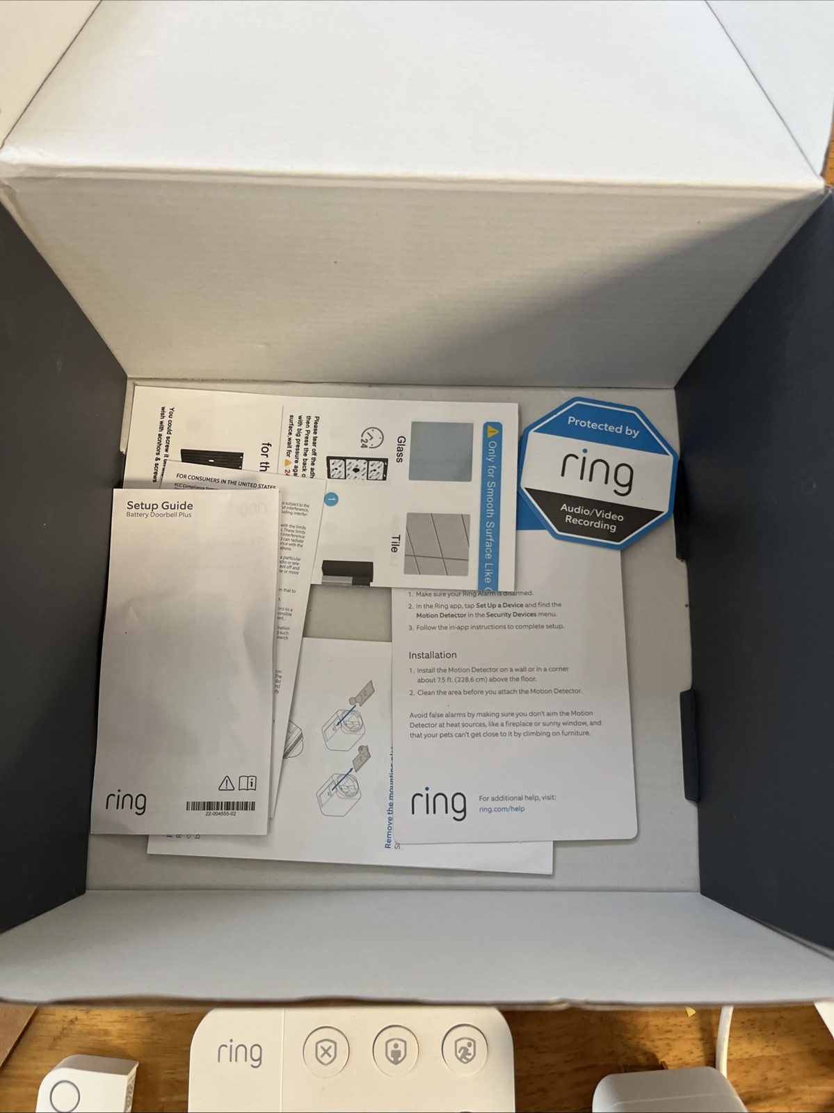Ring Alarm Home Security Kit Base Station Key Pad Range Extender (Read)