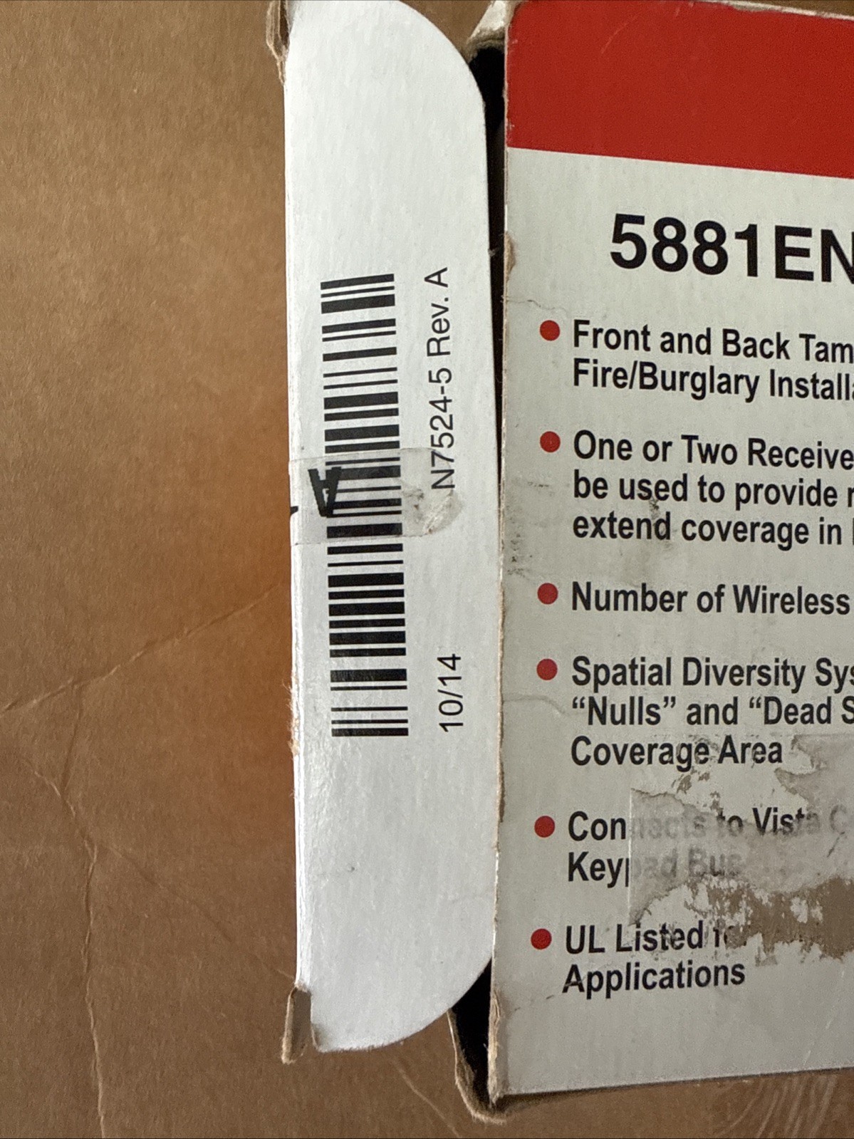 Honeywell 5881ENHC Commercial Wireless Receiver