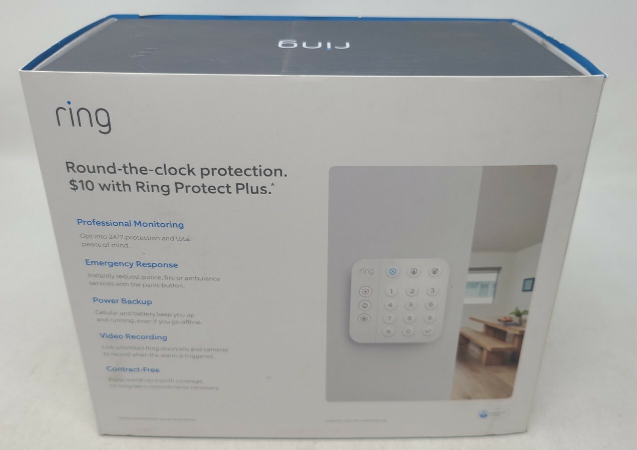 Ring Alarm Home Security 8-Piece Security Kit 2nd Gen. New- Factory Sealed