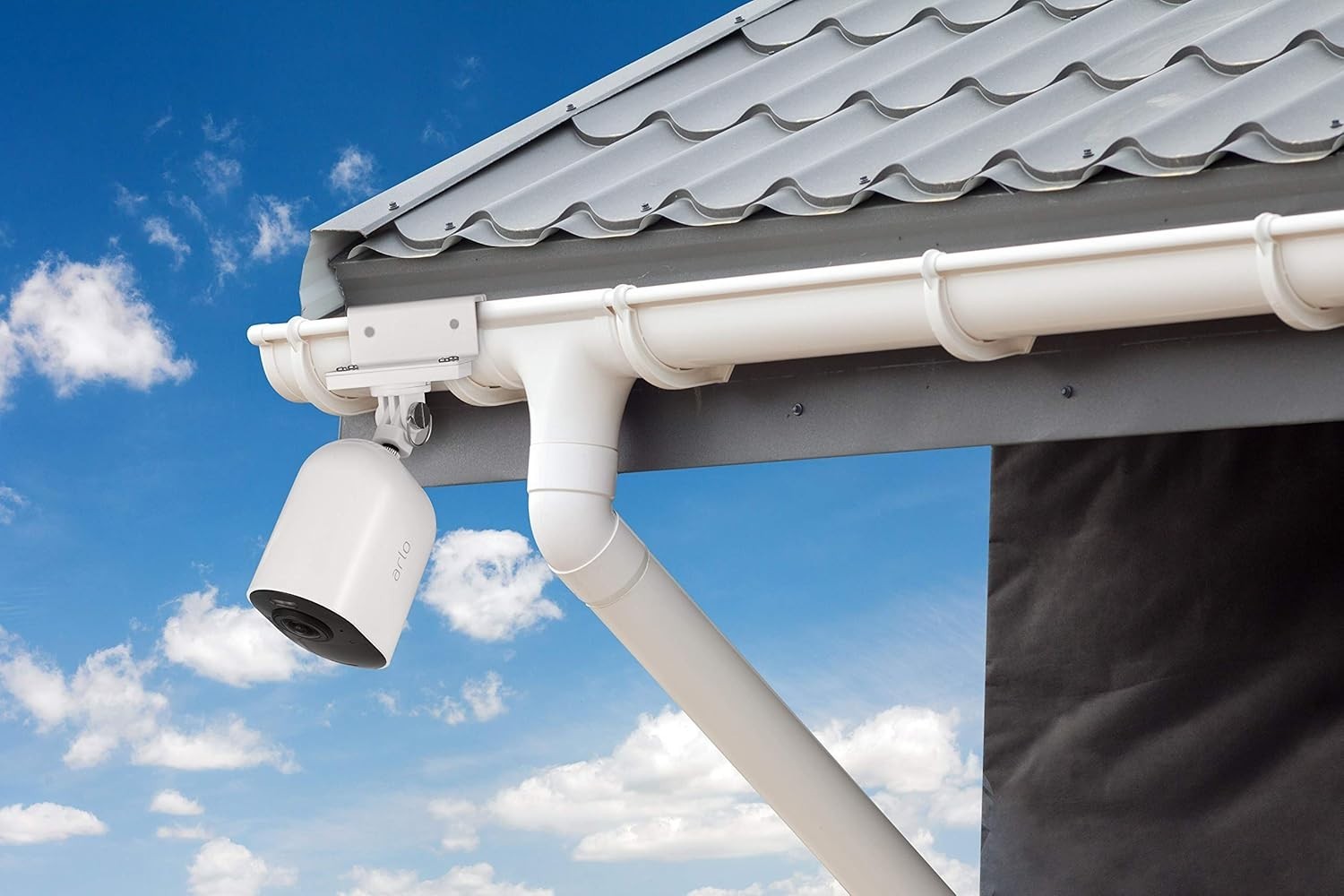 Weather-Resistant Gutter Mounts for Arlo Cameras – 360° Adjustable Pair