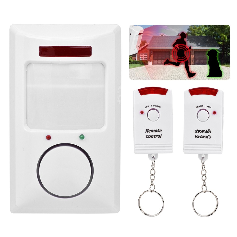 105dB Wireless Motion Sensor Alarm Home Security System