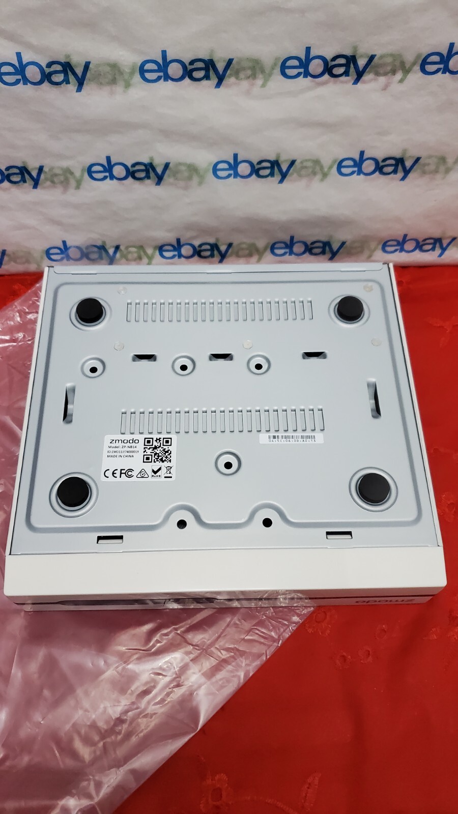 Zmodo ZP-NB14 4CH 720P HDD Real Time NVR Network Video Recorder “NO HARD DRIVE”