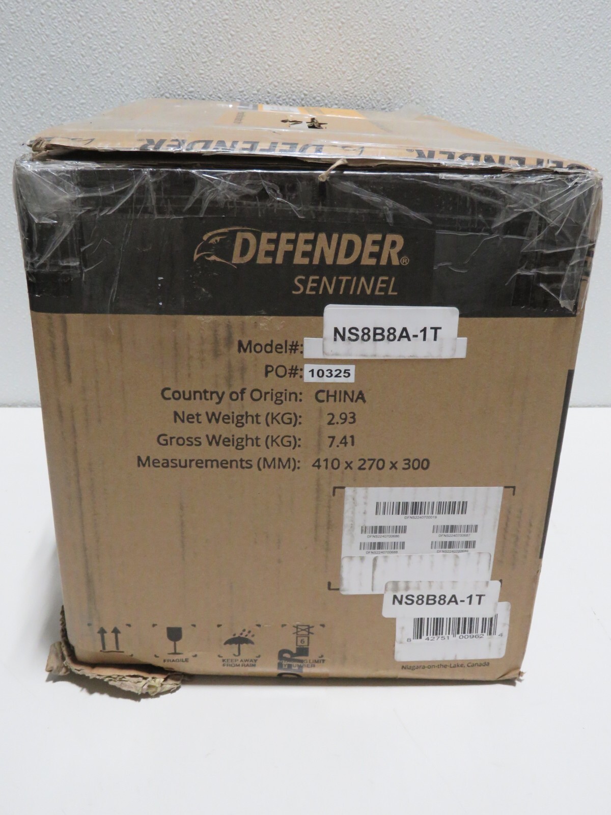 Defender Sentinel 4K Wired 8 Channel PoE NVR – 8 Cameras – 1TB (NS8B8A-1T)