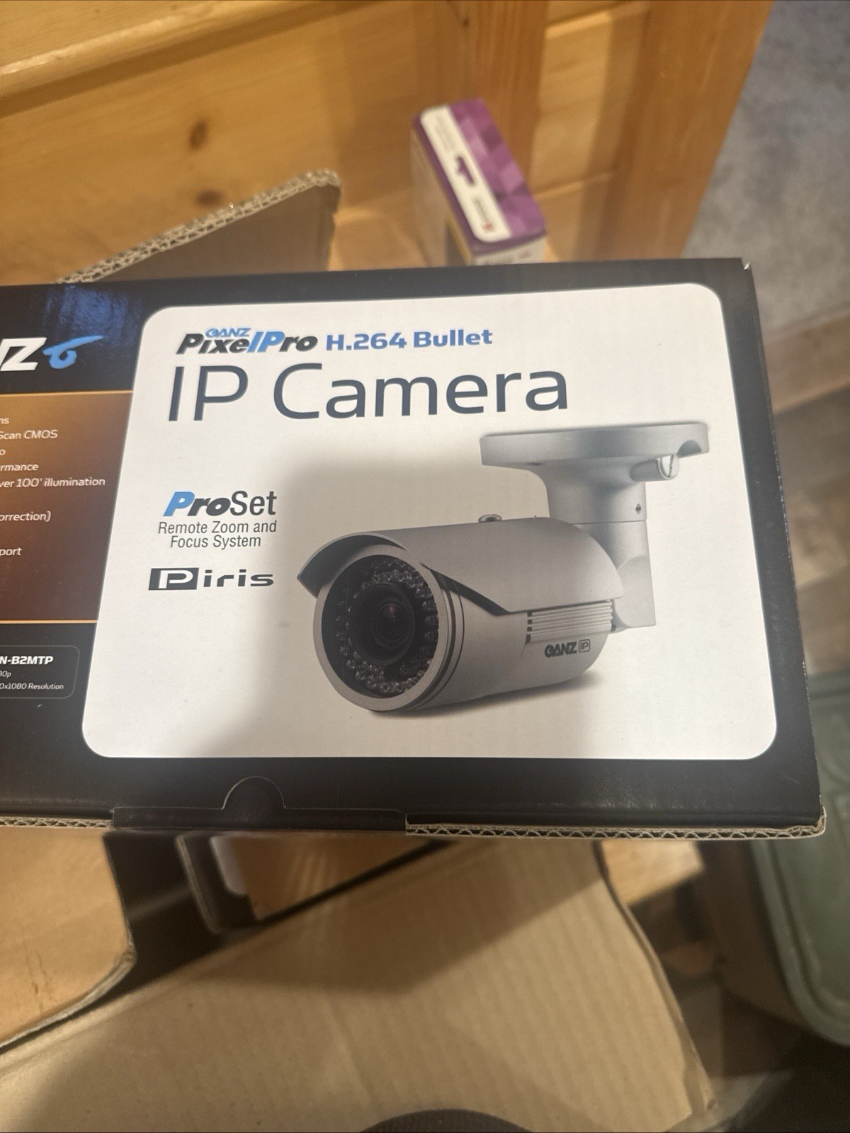 Ganz PixelPro ZN-B2MTP Security IP Color Camera W/ 3-9mm HD-1080p 42IR DCP NEW!
