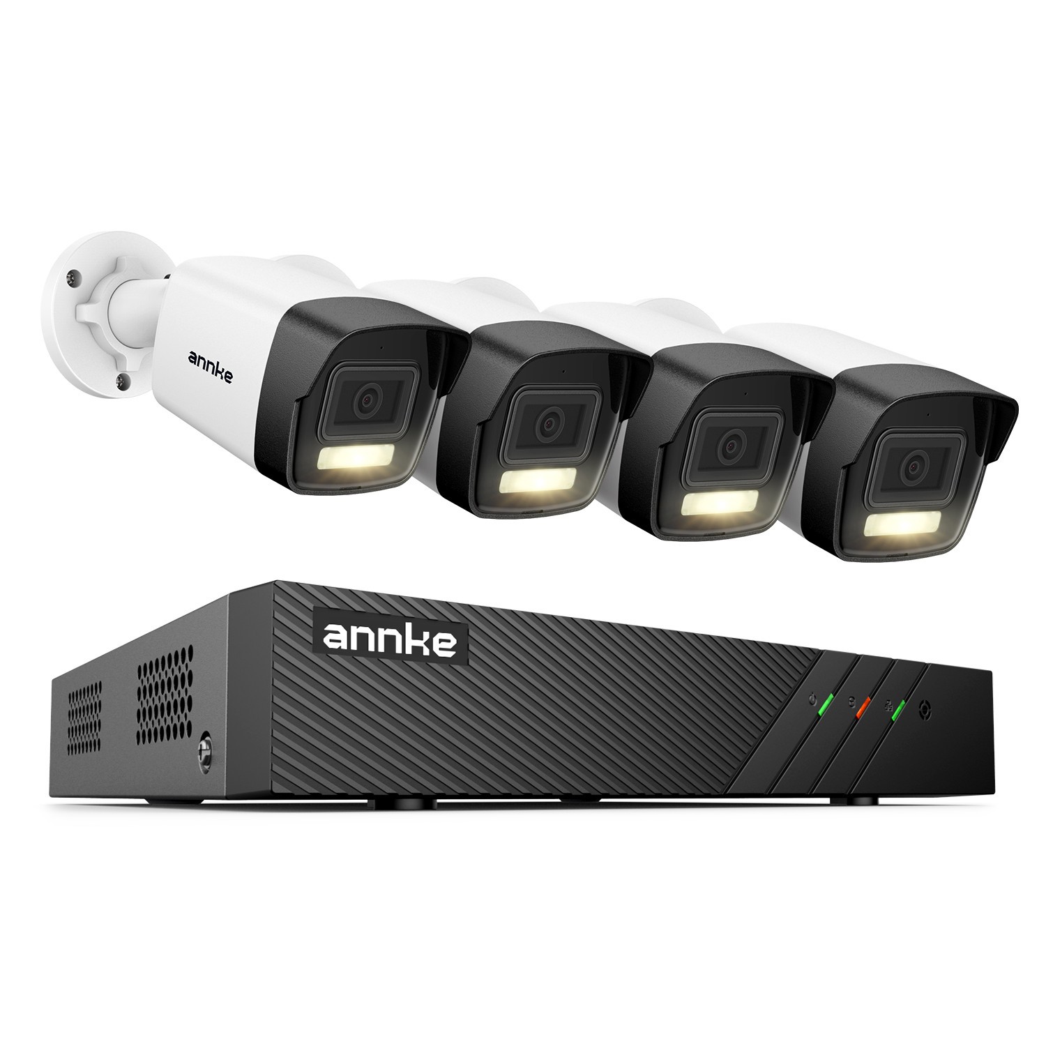 ANNKE 3K 5MP Audio POE Security Camera System 8MP 8CH NVR Outdoor AI Color Night