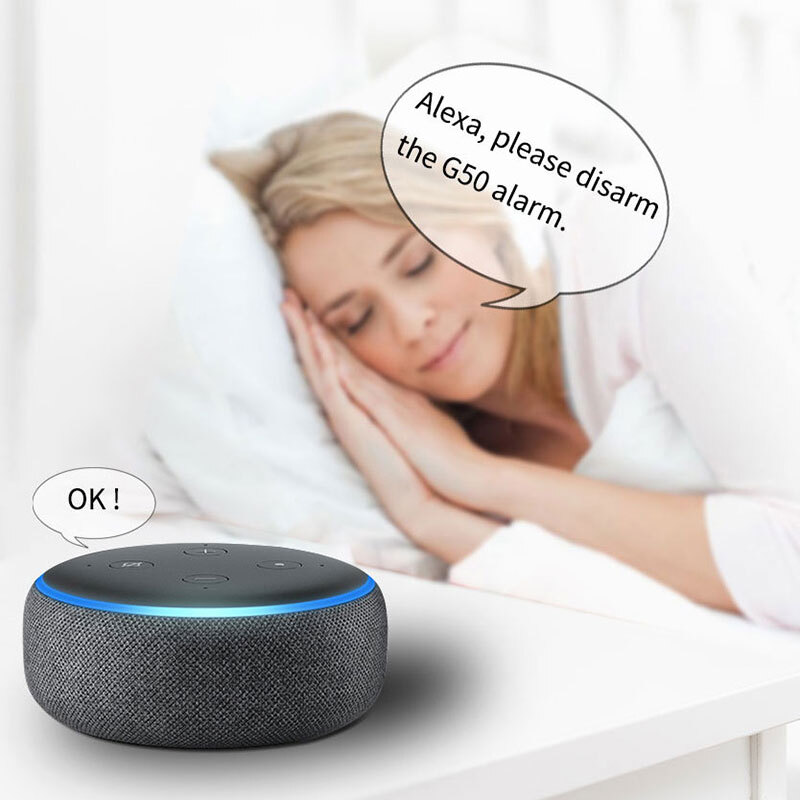 Sistema de Alarma para Casa Security Alarm System Wireless WIFI GSM Alexa Google