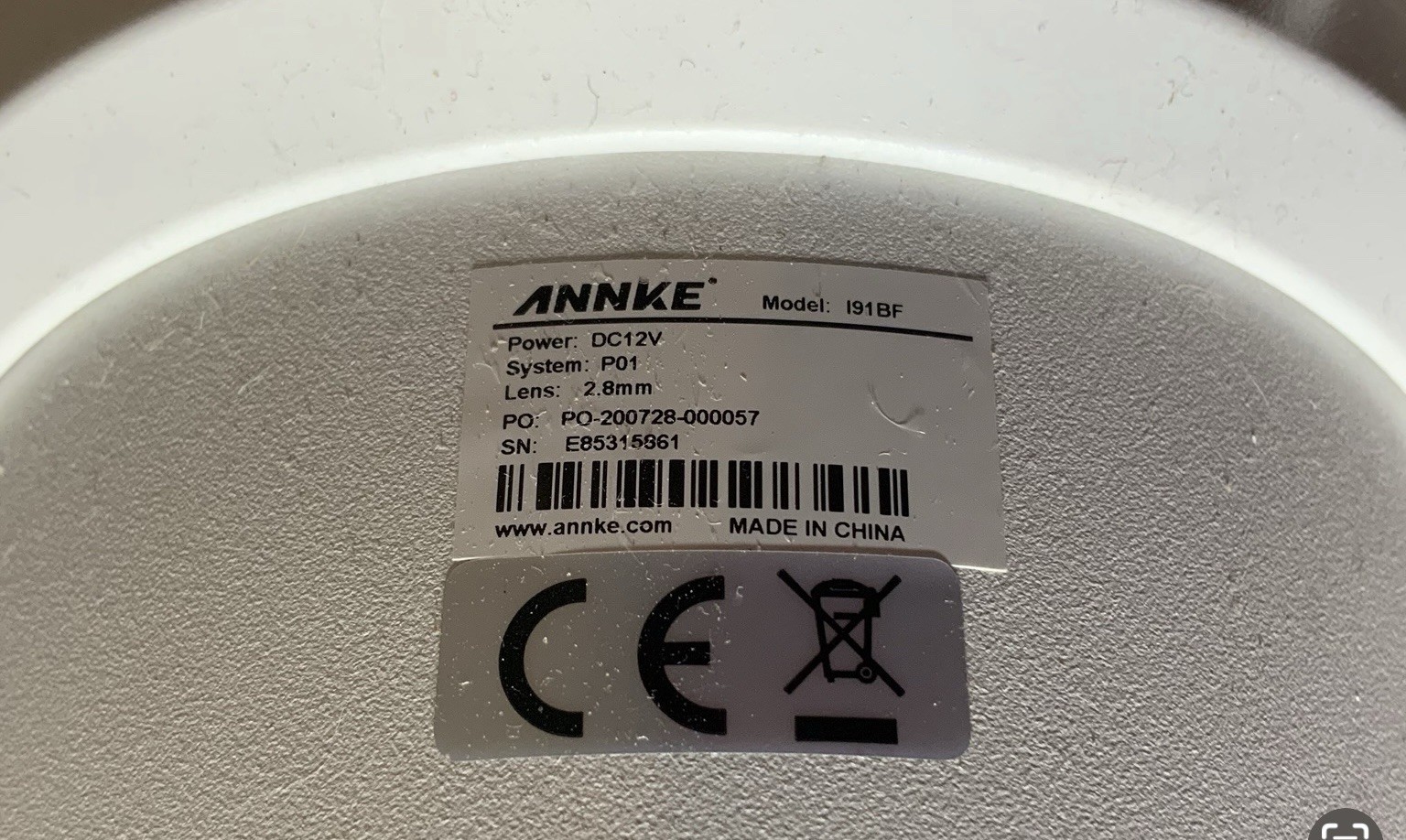 Annke 8MP IP POE 4K Indoor/Outdoor Security Camera C800 191BF Micro SD New