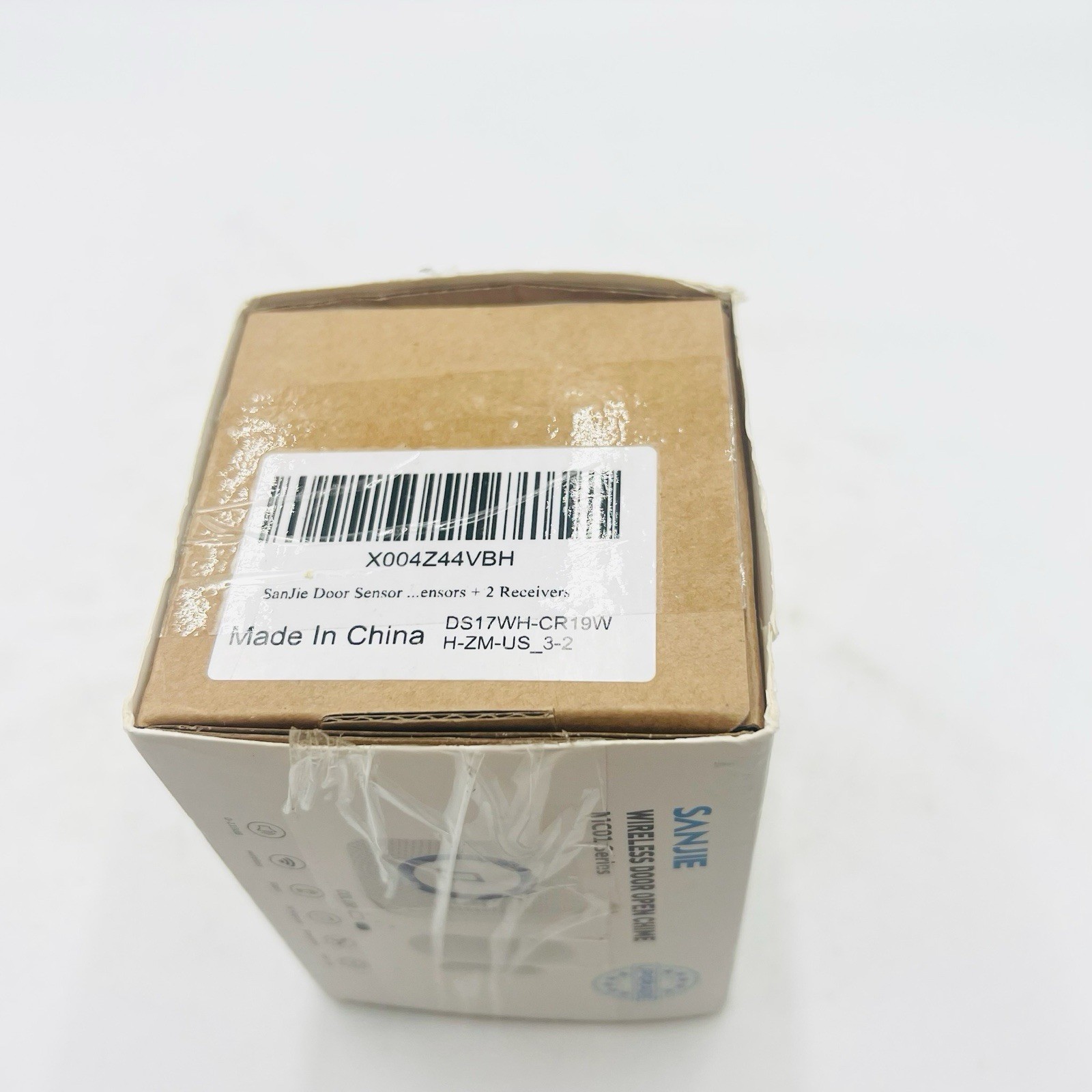 Door Chime,SanJie Wireless Sensor 3 Sensors + 2 Receiver White, White