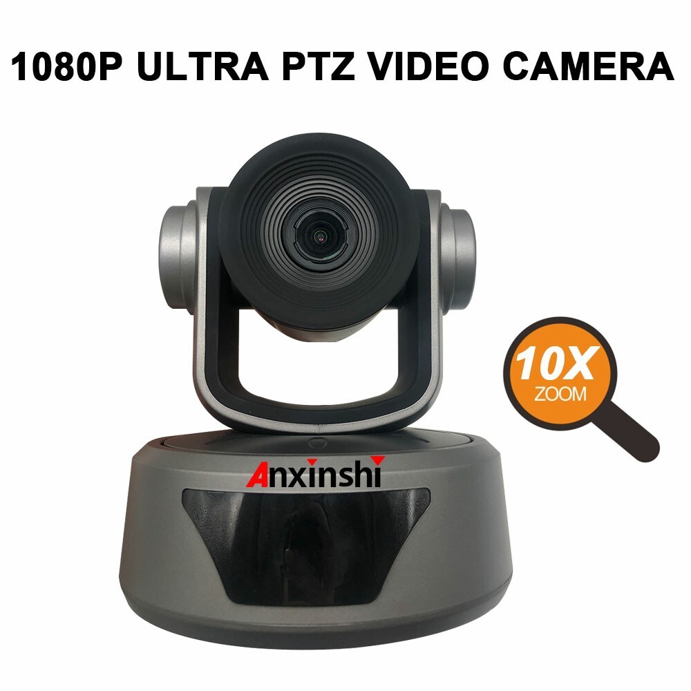 Onvif 1080P 60fps 30X Optical PTZ Video Conference Camera HDMI IP SDI 3 Output