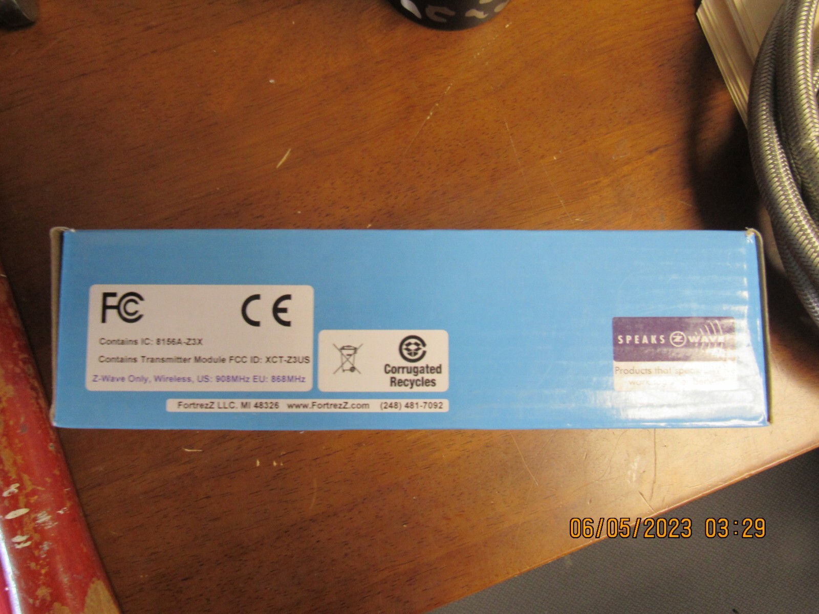 Fortrezz-Wireless Z-Wave Siren Strobe Alarm-SSA1