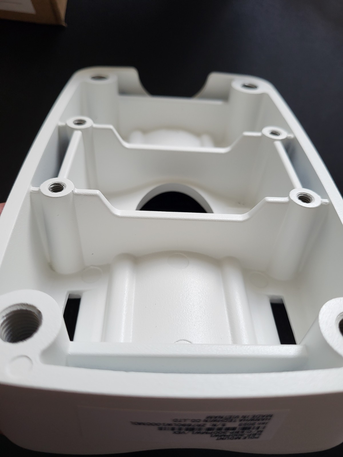 Hanwha Techwin SBP-300PMW1 Pole Mount Adapter Accessory