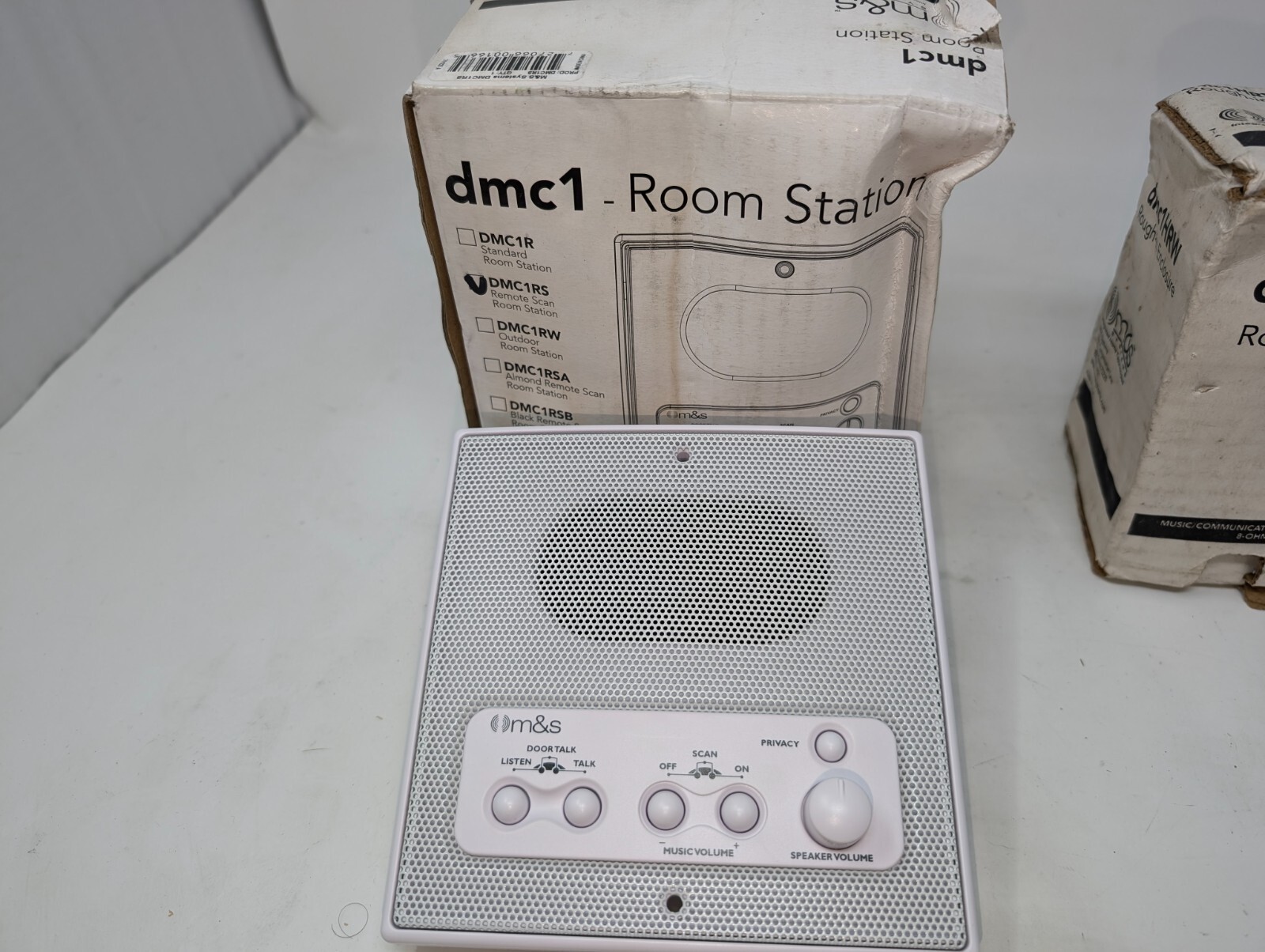 M&S Systems DMC1HRW Flush-mount Rough-In Box Enclosure & DMC1 Room Station