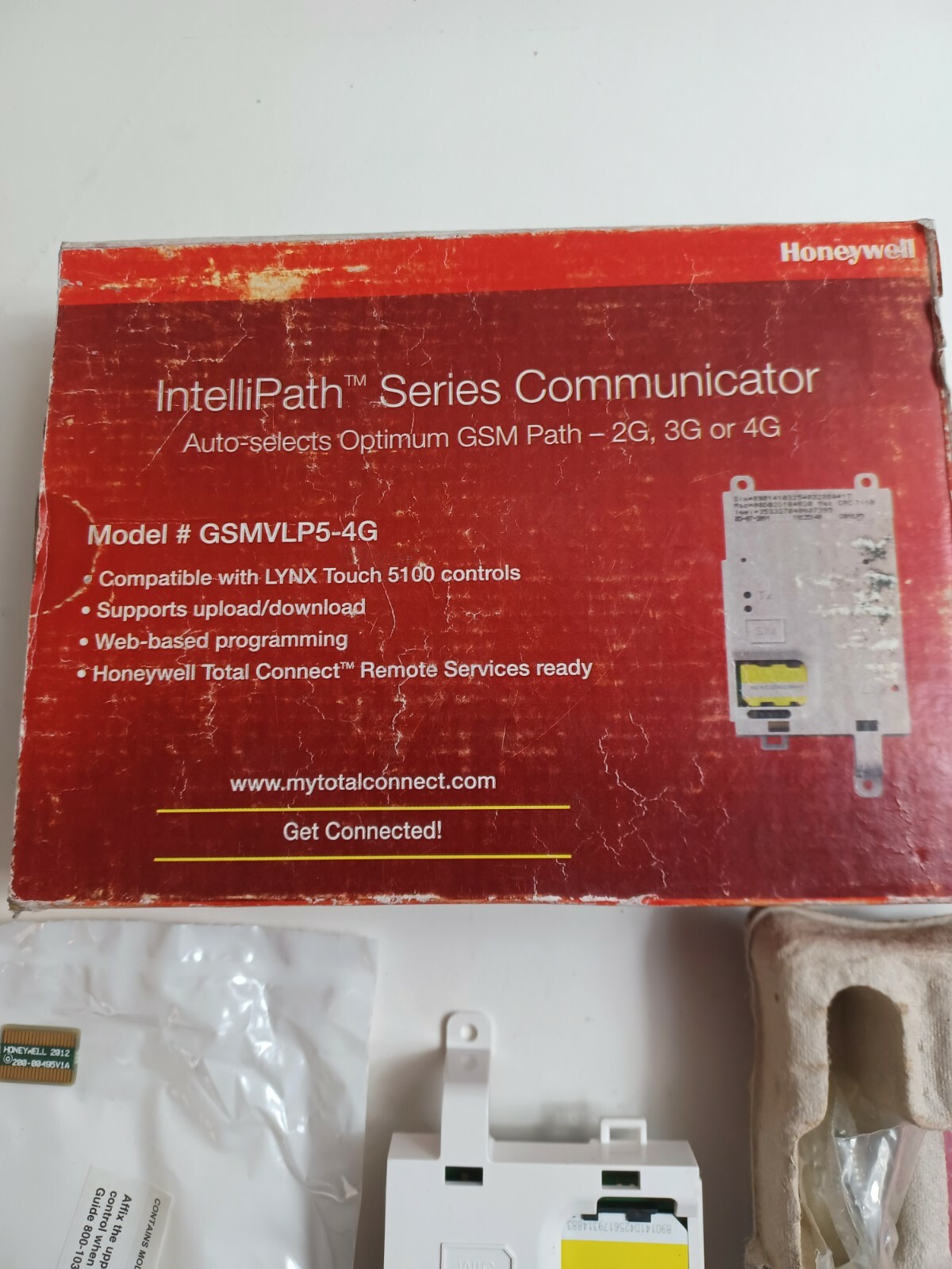 Honeywell GSMVLP5-4 IntelliPath Series 4G Communicator (SIM Card Not Activated)