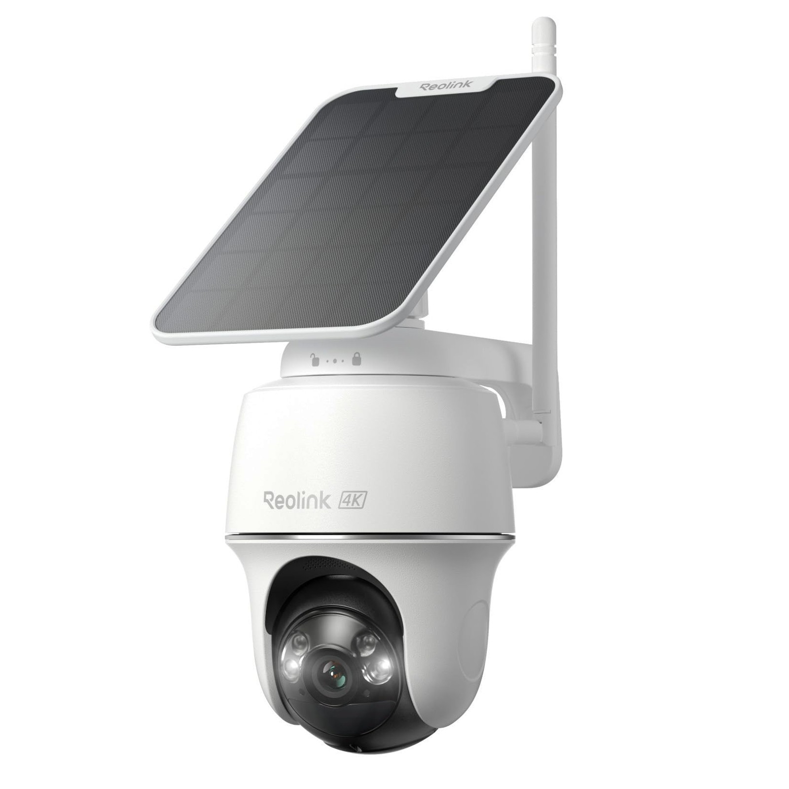 REOLINK Argus PT Ultra First 4K Solar Security Cameras 1-Cam White, White