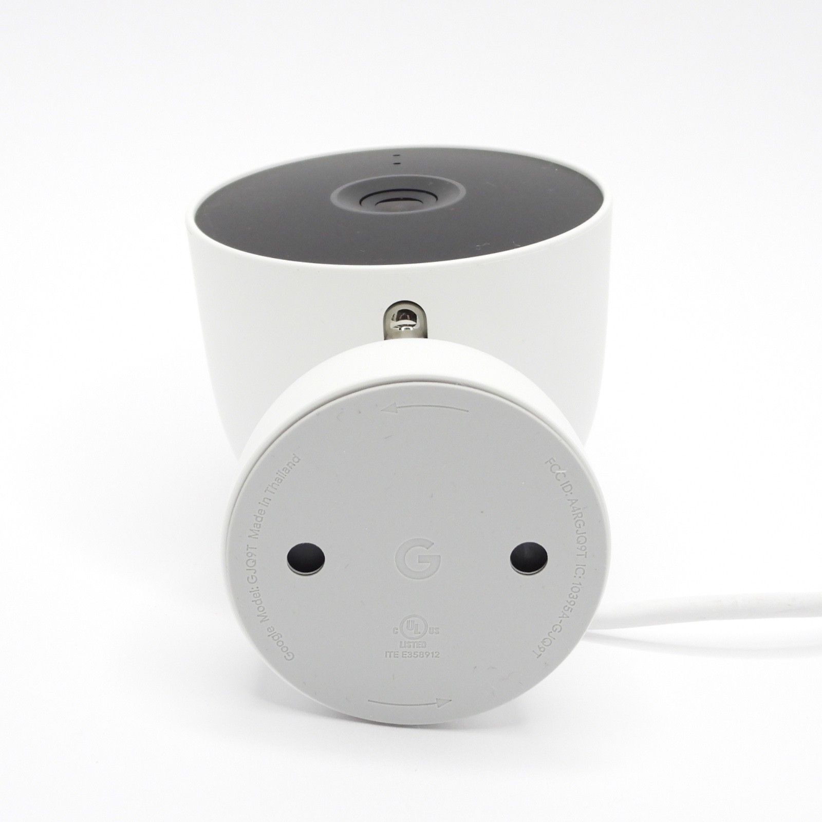 Google Nest Security Cam Indoor 1080p Wired 2nd Generation (White Snow) GJQ9T