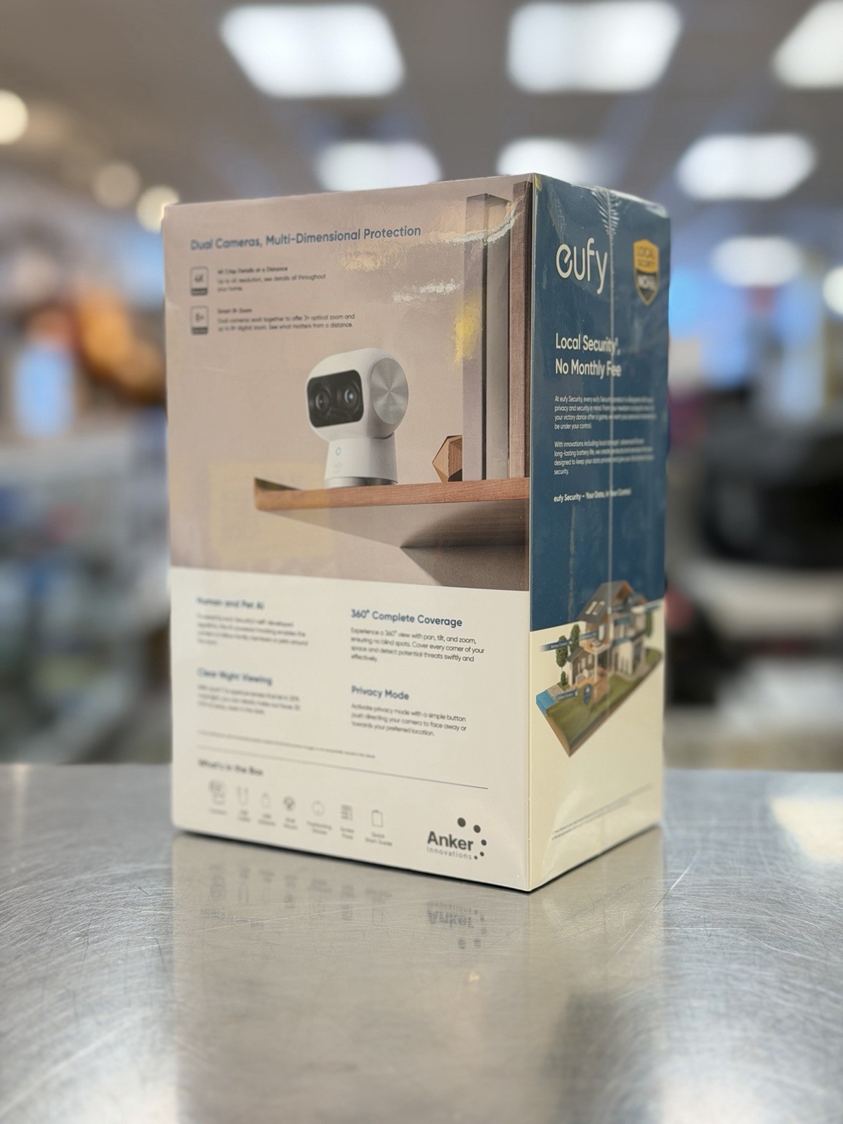 Eufy Security Indoor Cam S350 Dual Cameras 4k