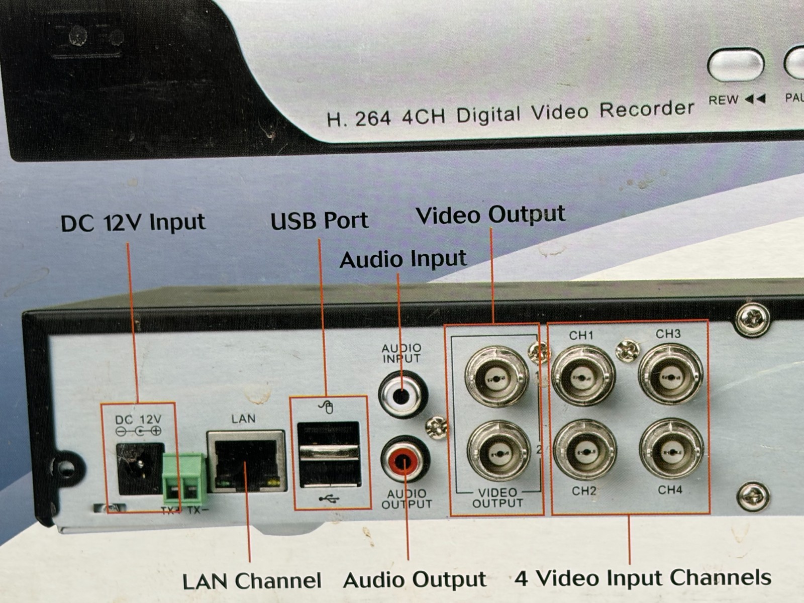 Bunker Hill 68332 Security System 500GB HD DVR 3 Cameras 4 Channel