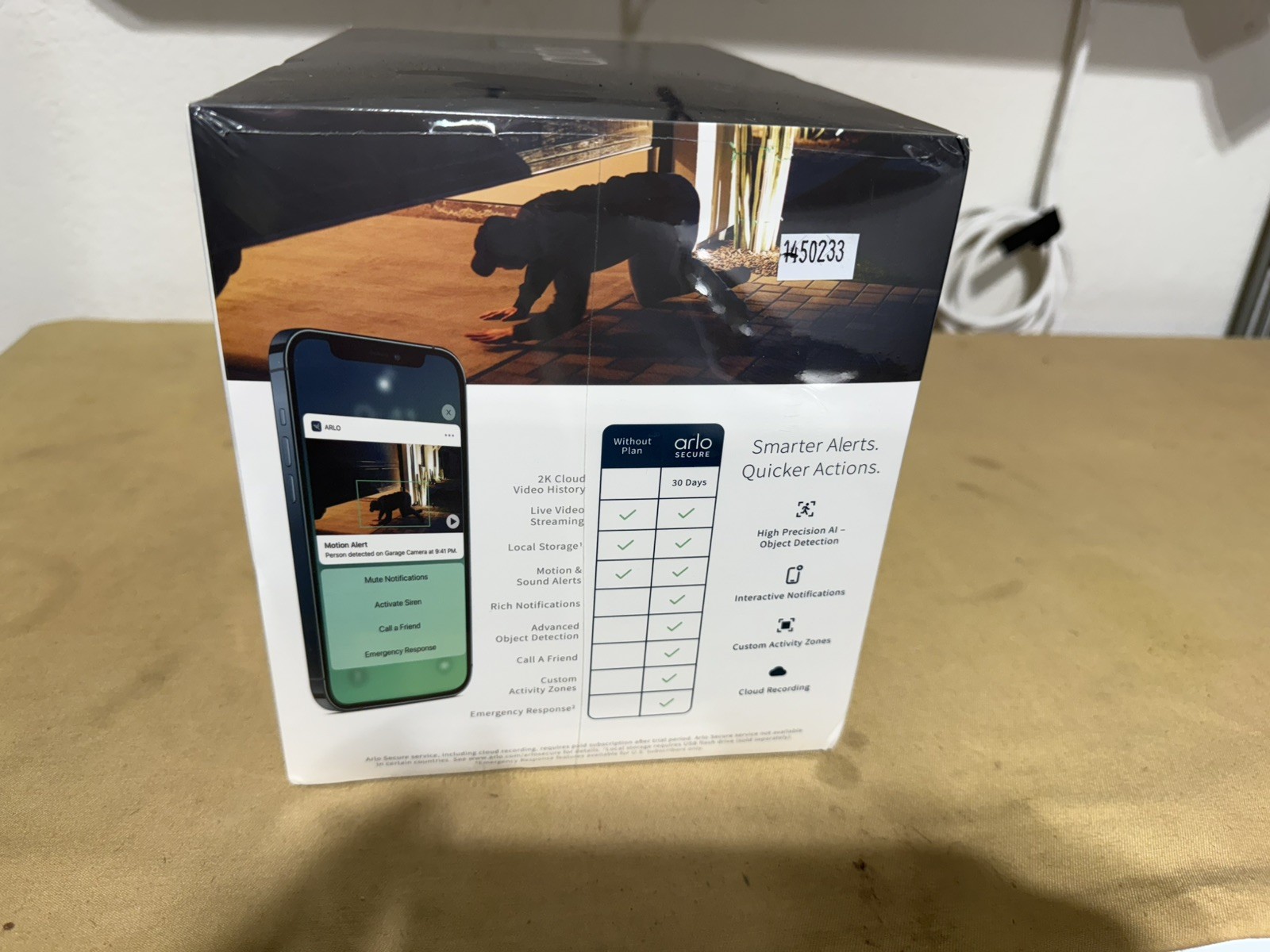 BRAND NEW SEALED ARLO ULTRA 2, 4K Video Wire Free Security System 4 pack