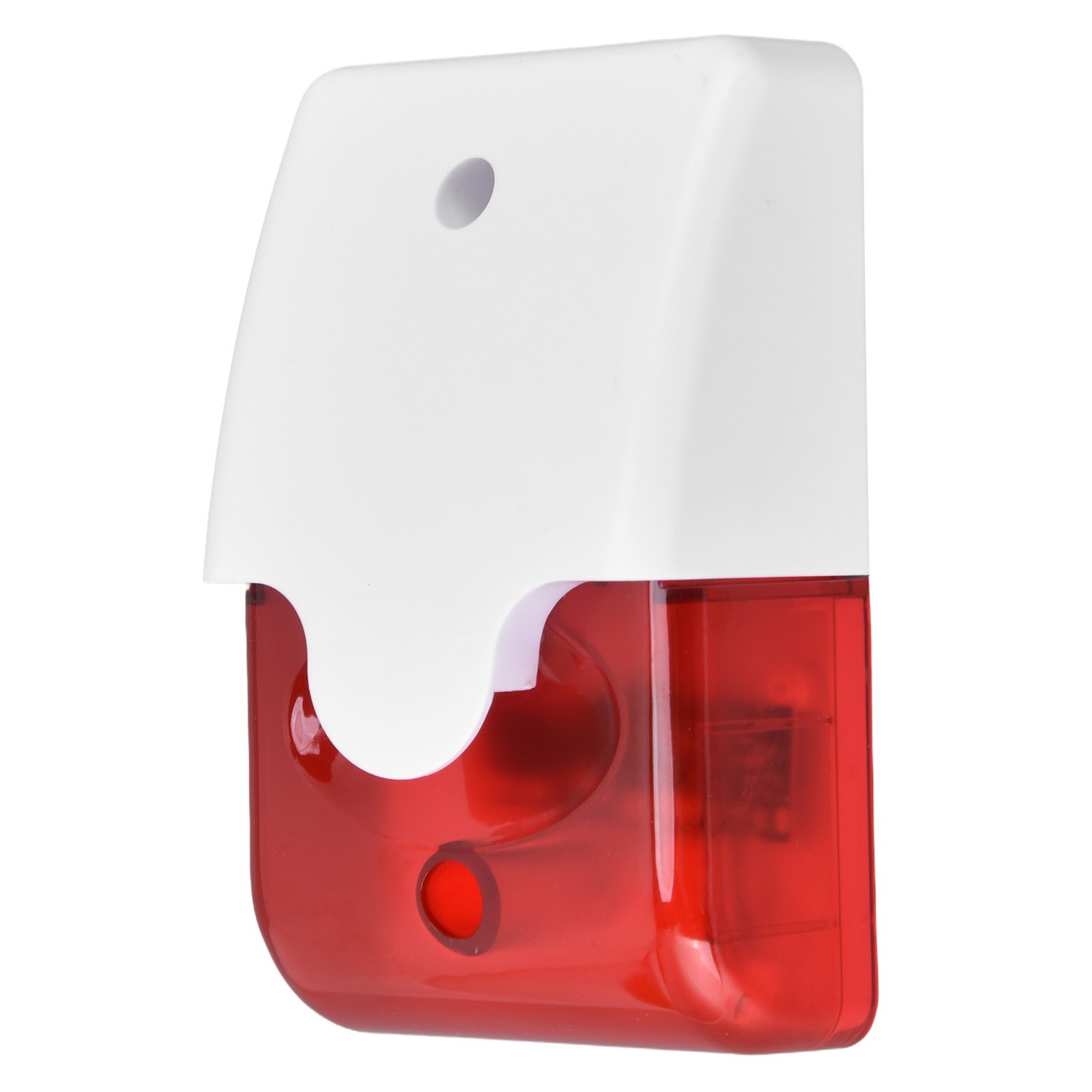Mini Strobe Siren Wired Alarm Strobe Flashing Light Horn Flash Sound Siren F NEW