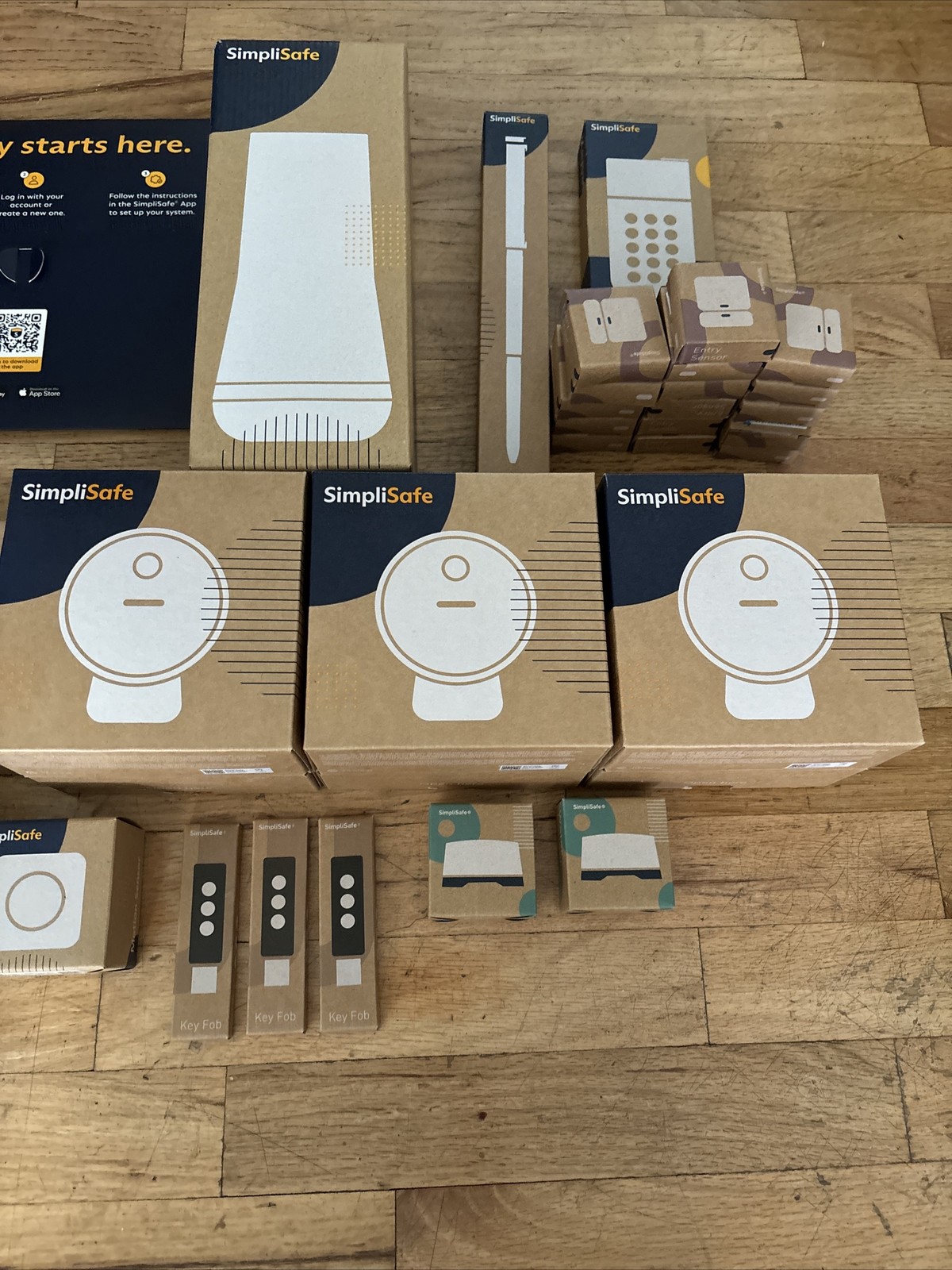 NEW SimpliSafe Home Security System Bundle Complete Kit w/ Sensors & Accessories