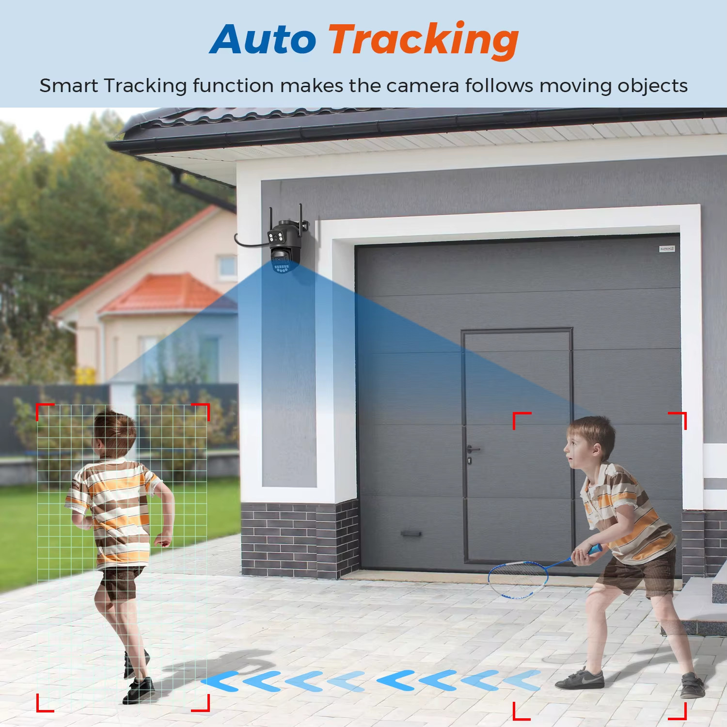 5K 10MP Wifi Camera PTZ Outdoor AI Human Detection Dual Screen 4K 8MP CCTV Secur