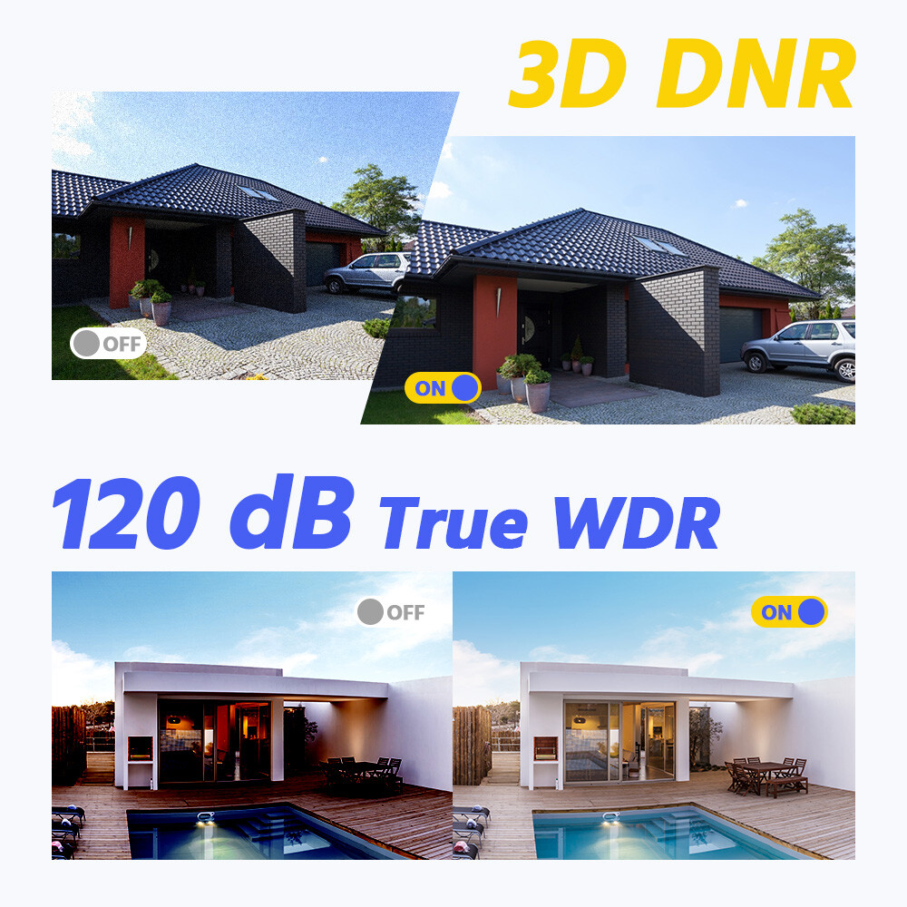 ANNKE 5MP Audio POE Security Camera System 8CH/16CH 12MP NVR Outdoor Color Night